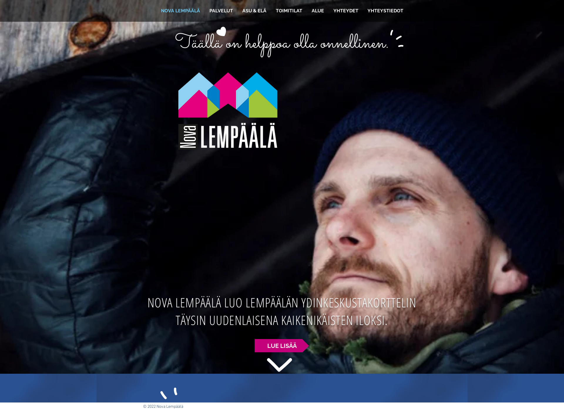 Skärmdump för novalempaala.fi