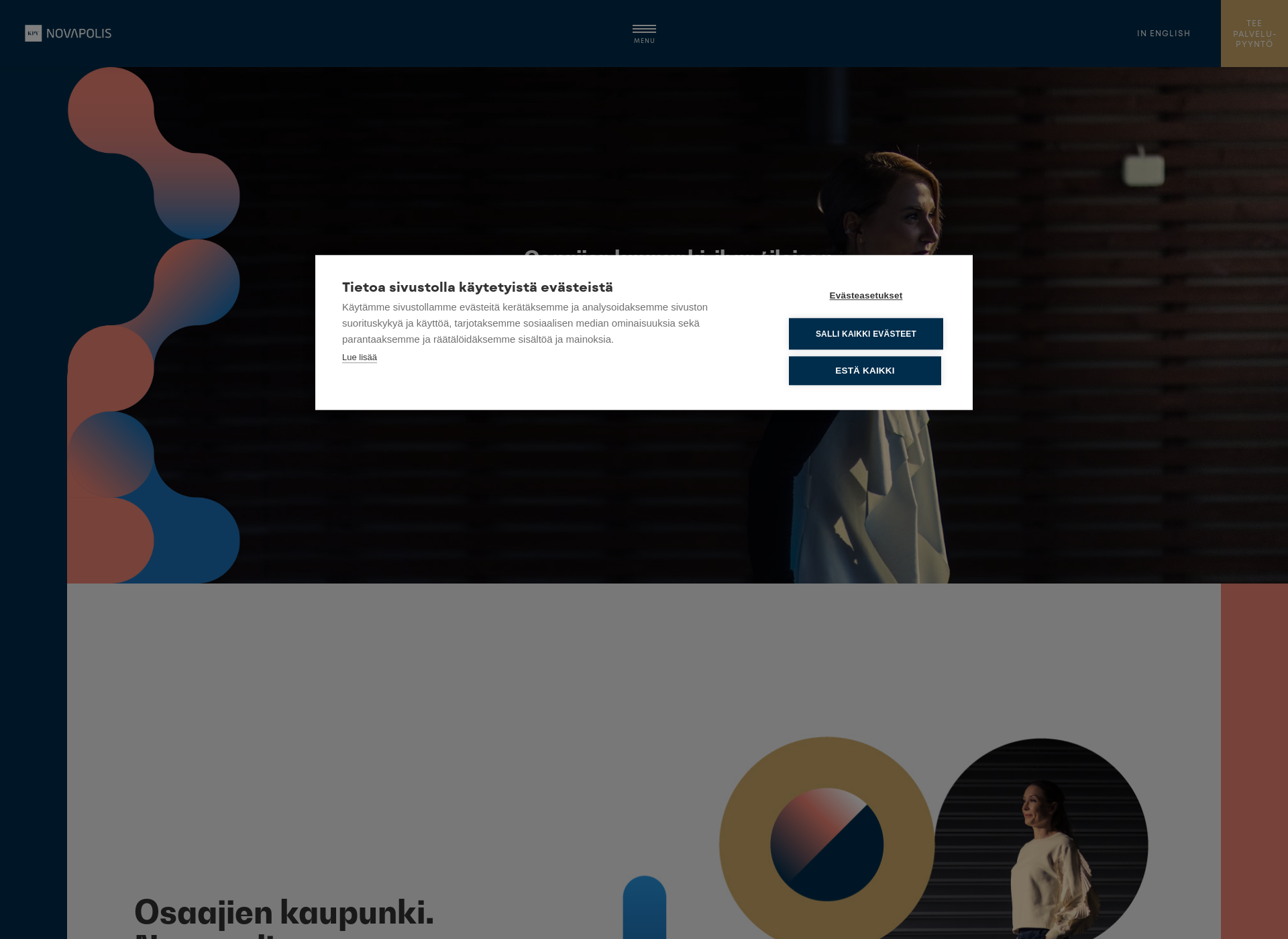 Screenshot for novapolis.fi