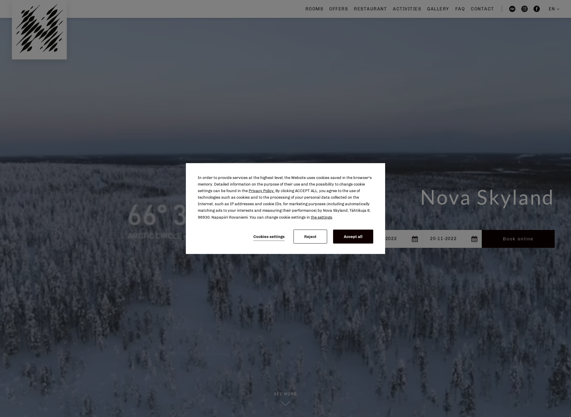 Screenshot for novaskyland.com