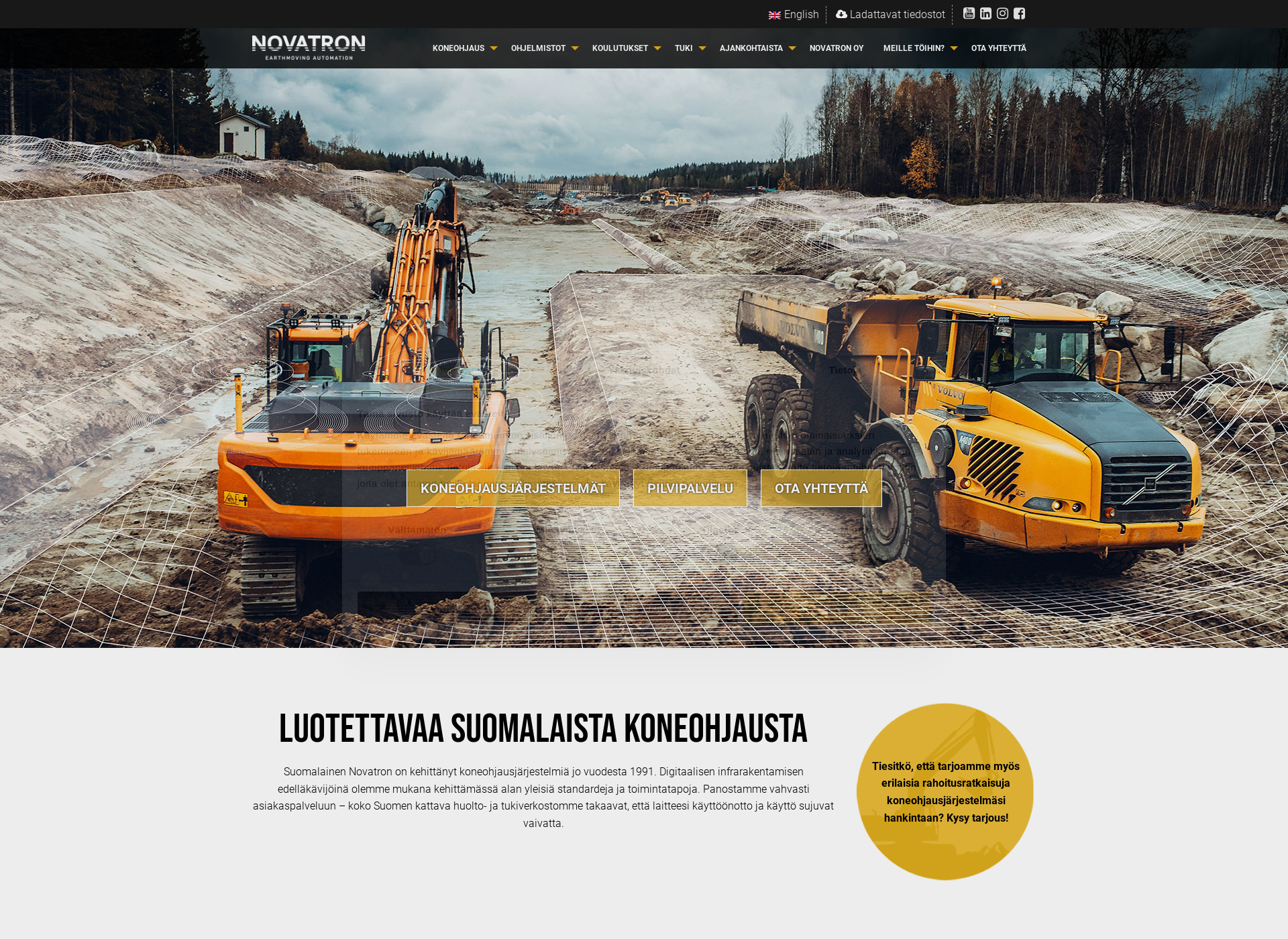 Screenshot for novatron.fi