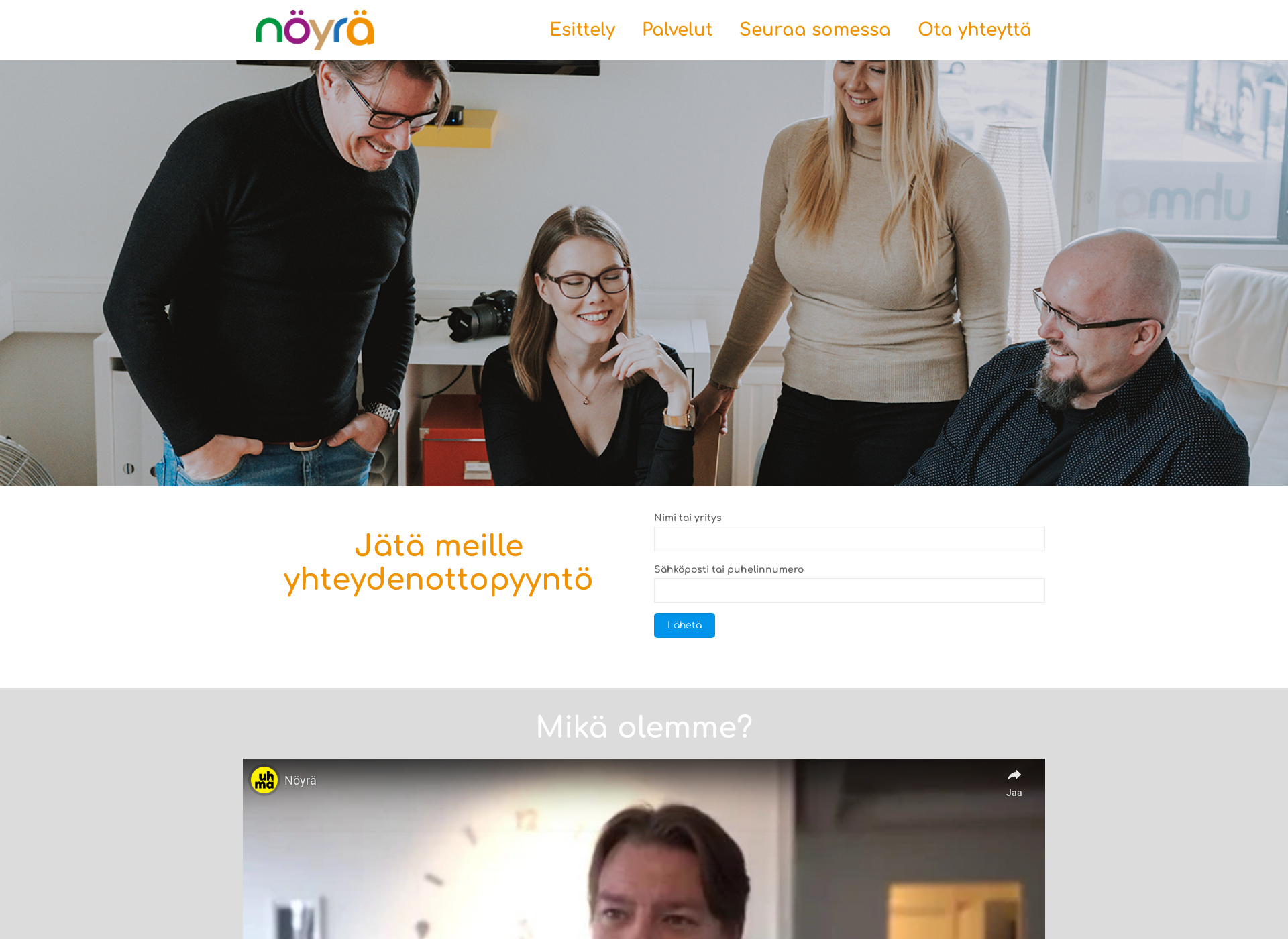 Screenshot for noyra.fi