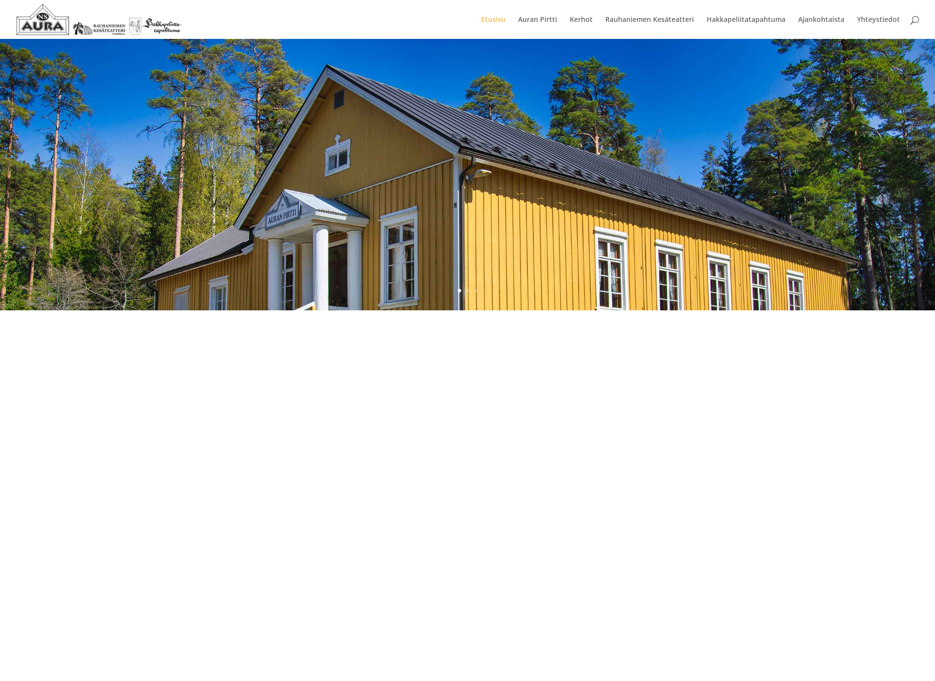 Skärmdump för nsaura.fi