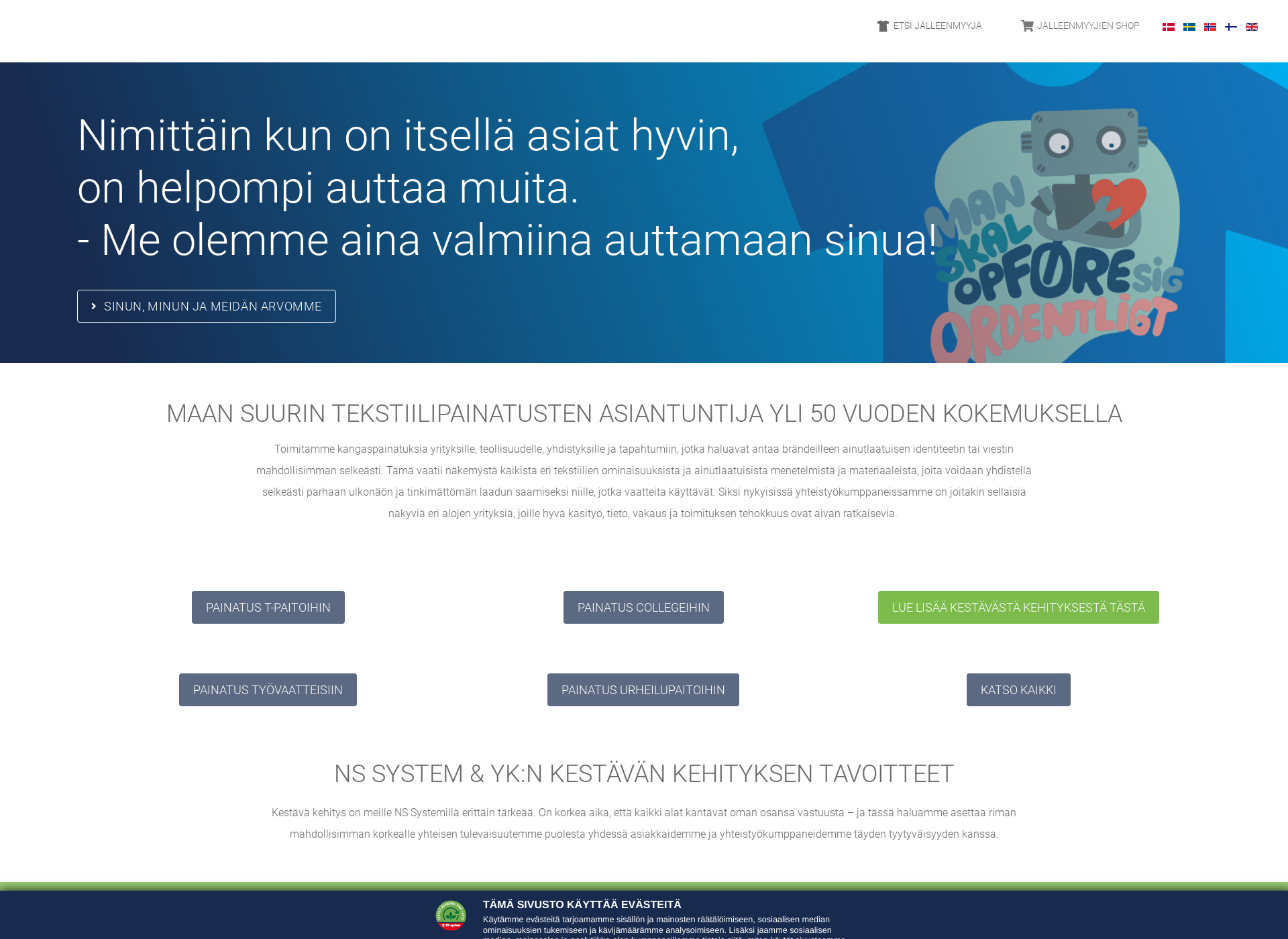 Screenshot for nssystem.fi