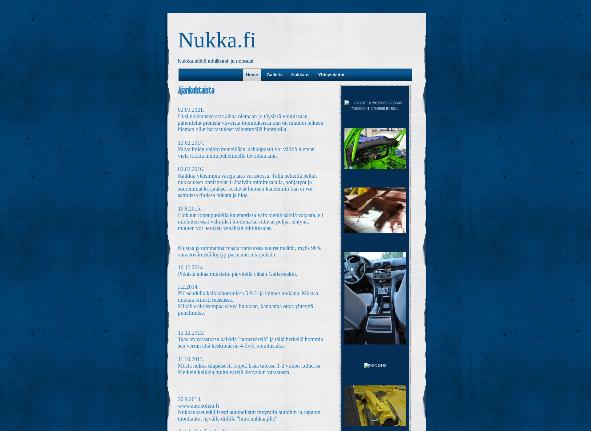 Screenshot for nukka.fi