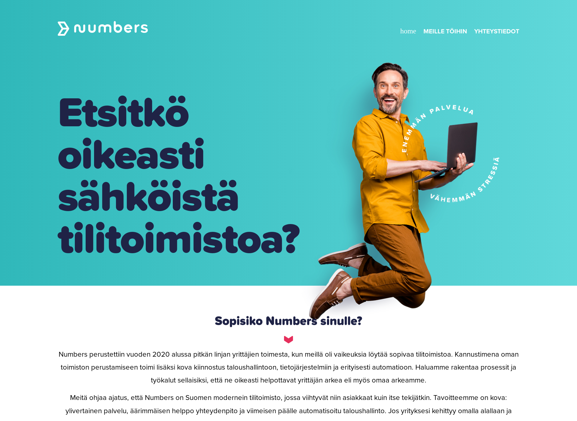 Skärmdump för numbers.fi