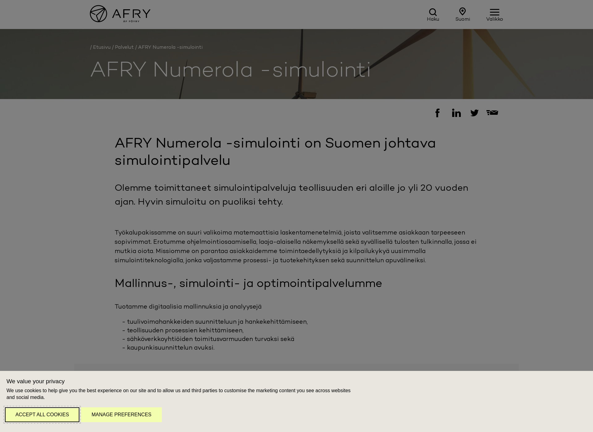 Screenshot for numerola.fi