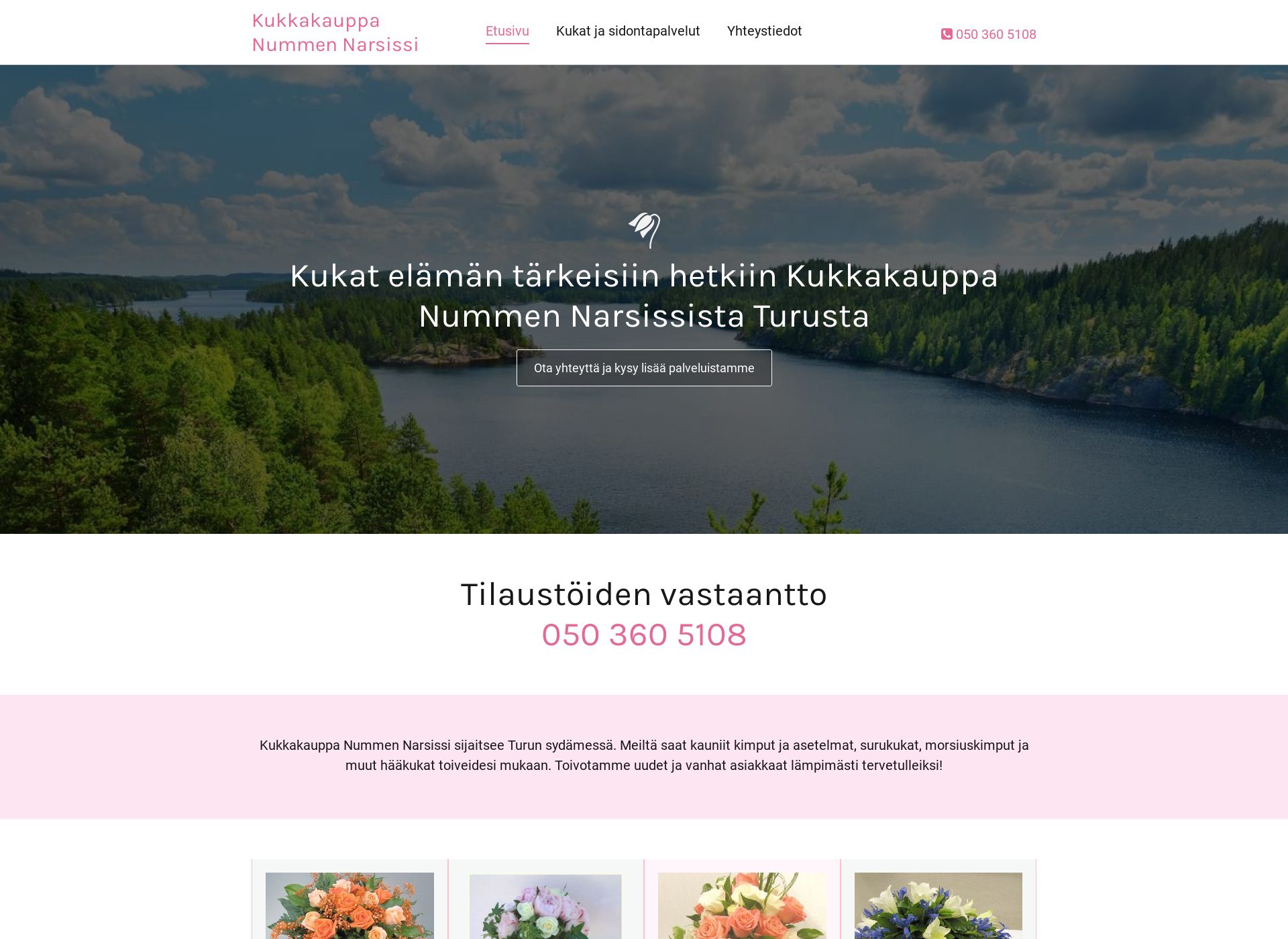 Screenshot for nummennarsissi.fi
