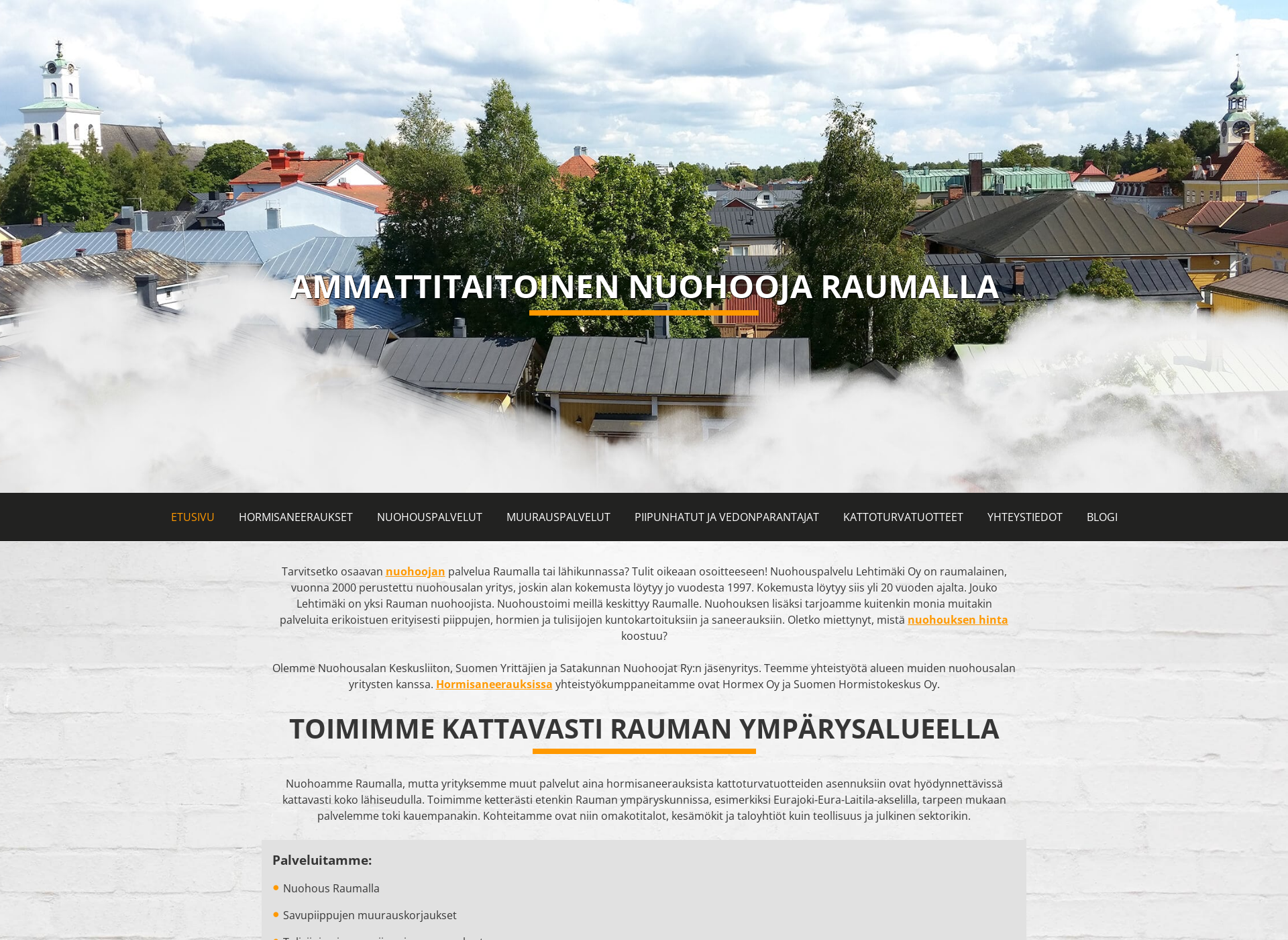 Screenshot for nuohouslehtimaki.fi