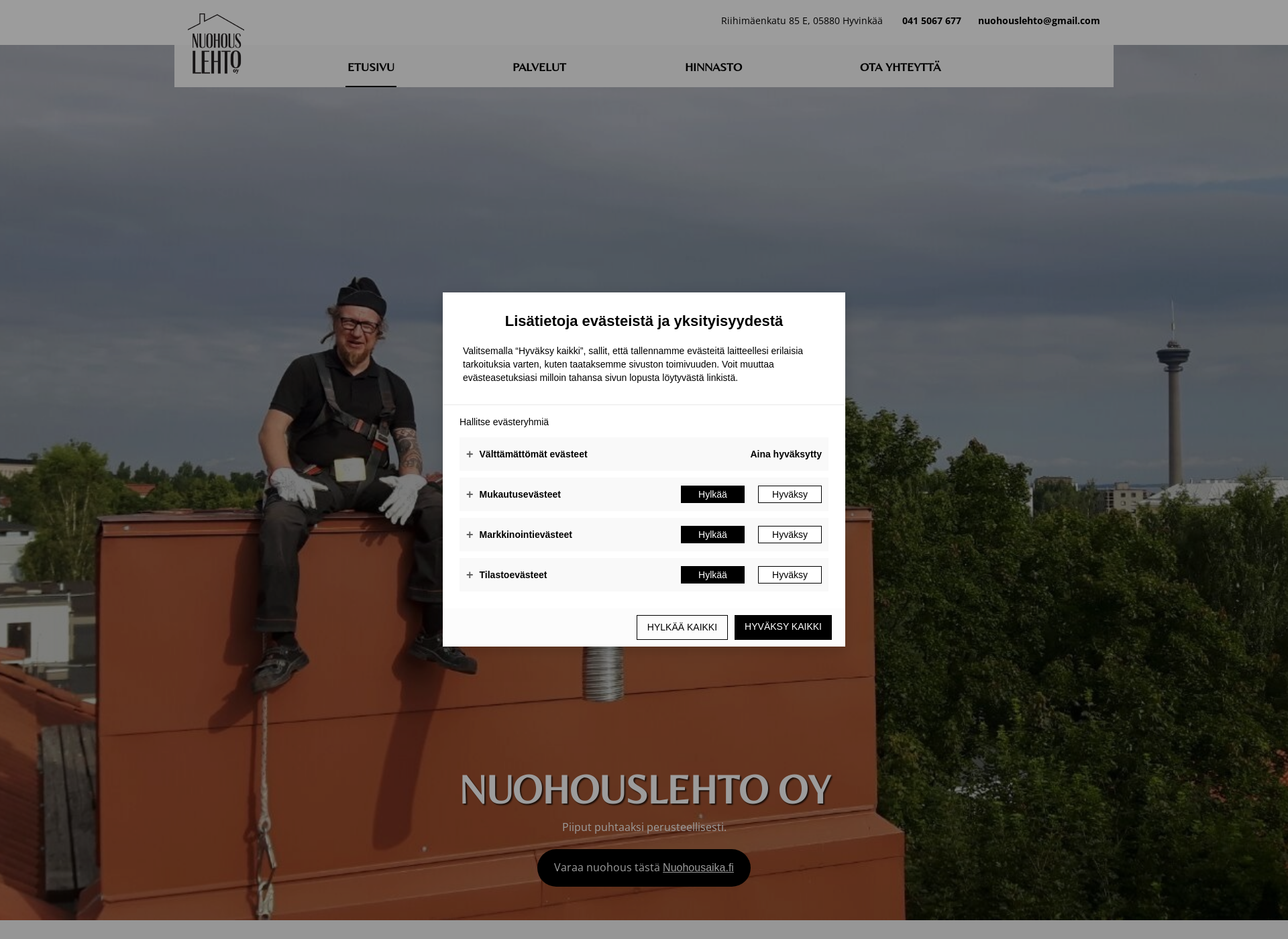 Screenshot for nuohouslehto.fi
