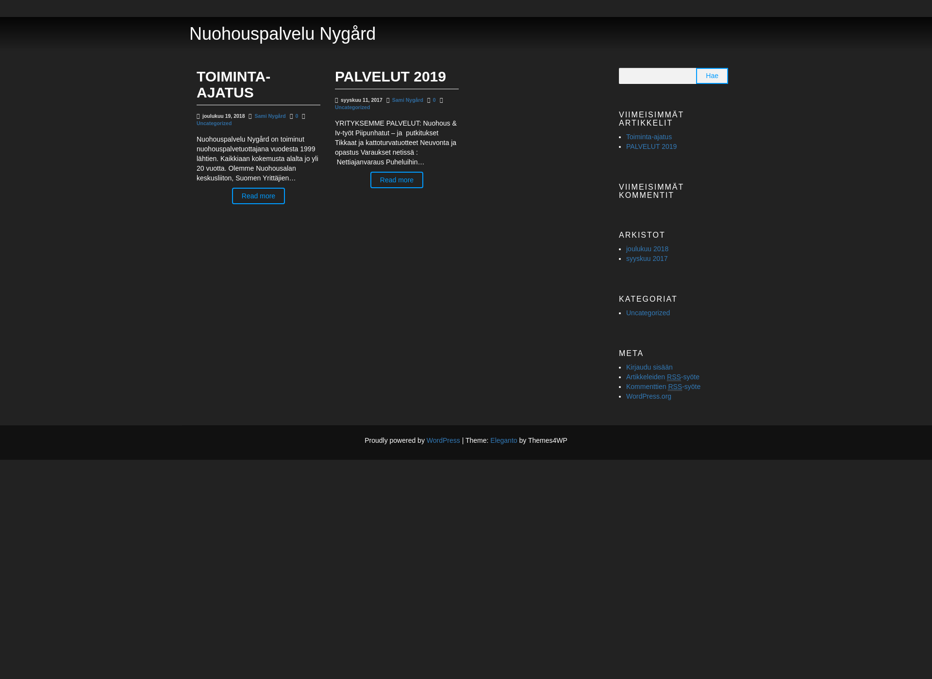 Screenshot for nuohouspalvelu.fi