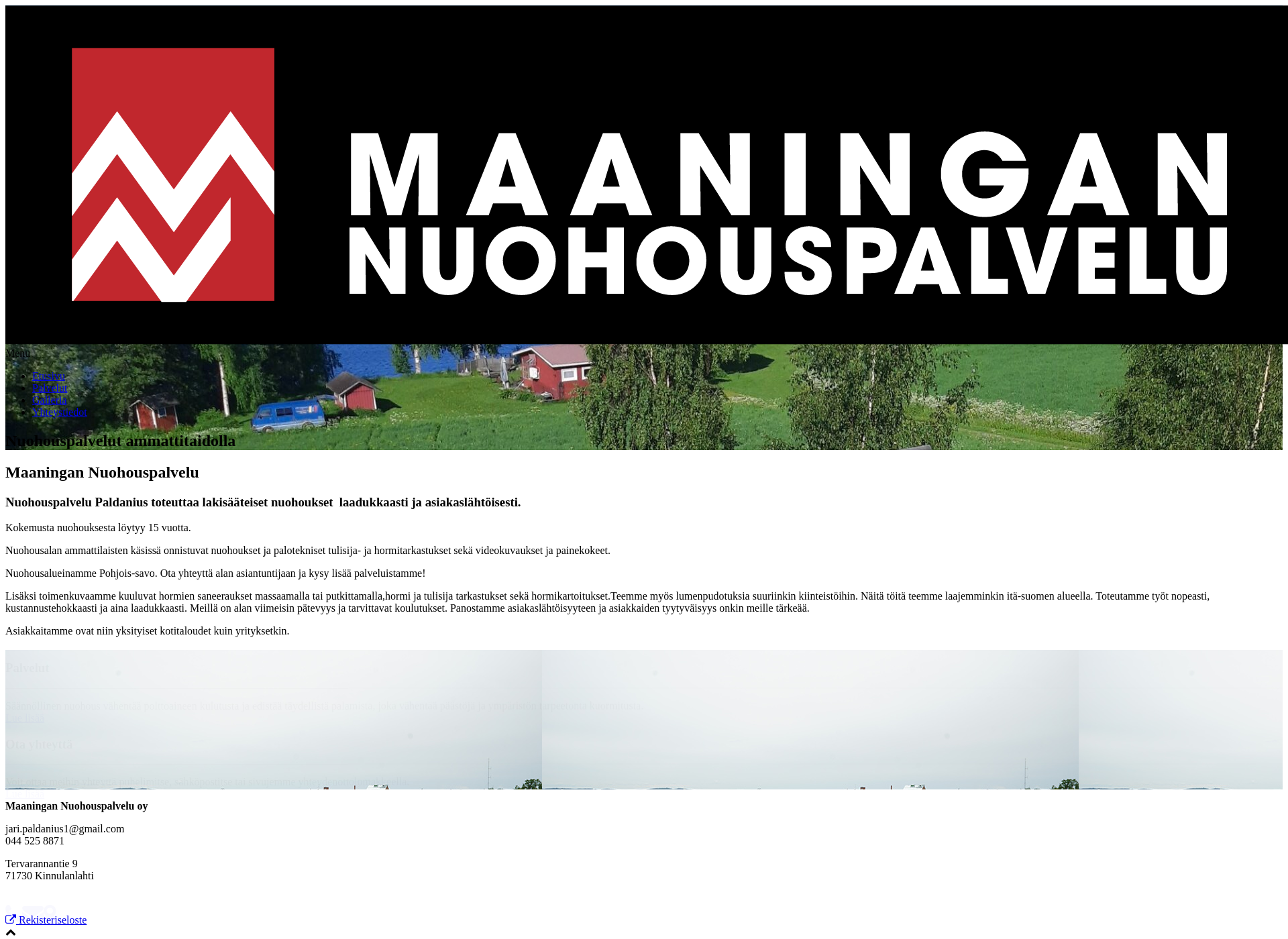 Screenshot for nuohouspalvelupaldanius.fi