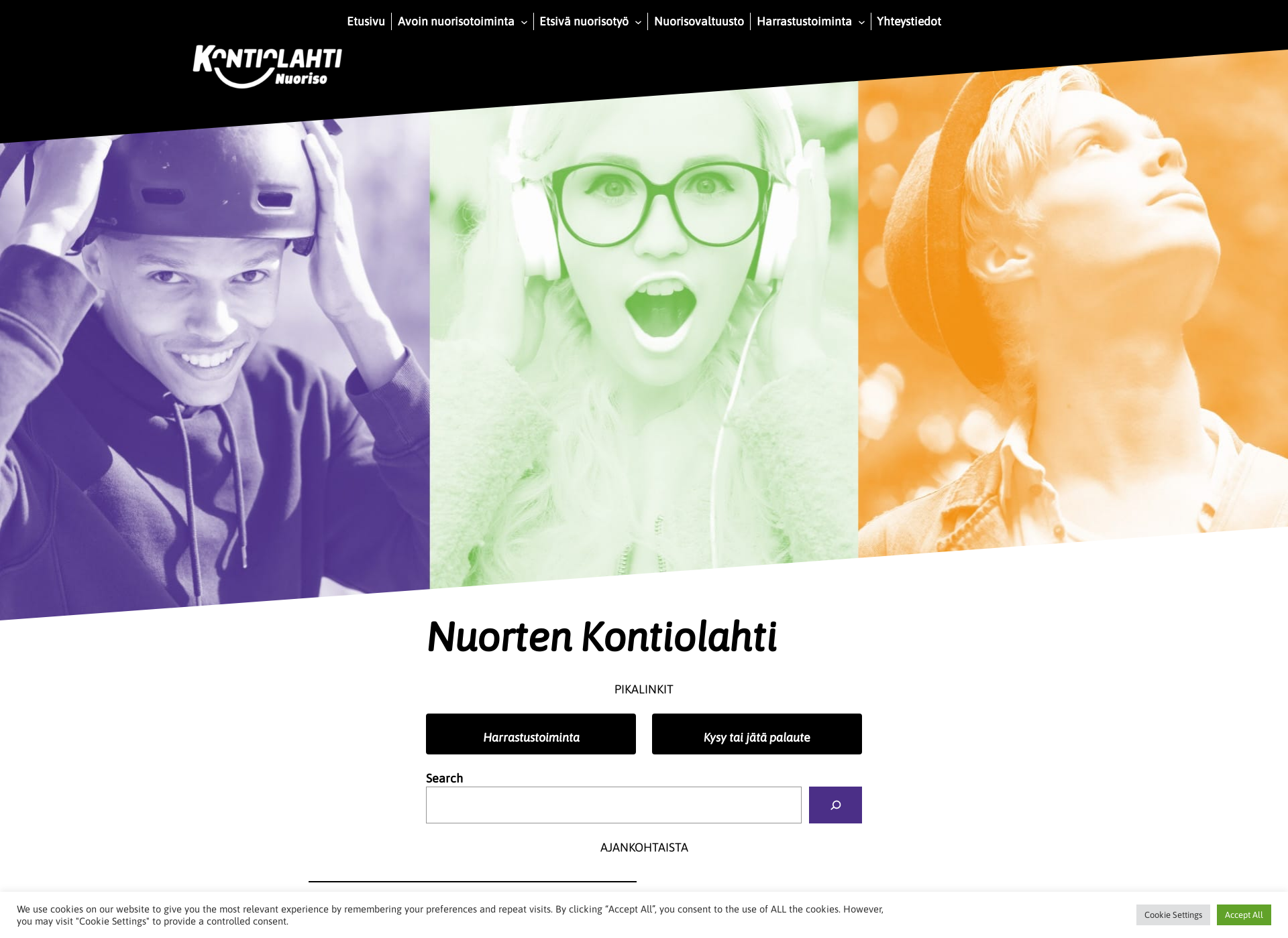 Screenshot for nuortenkontiolahti.fi