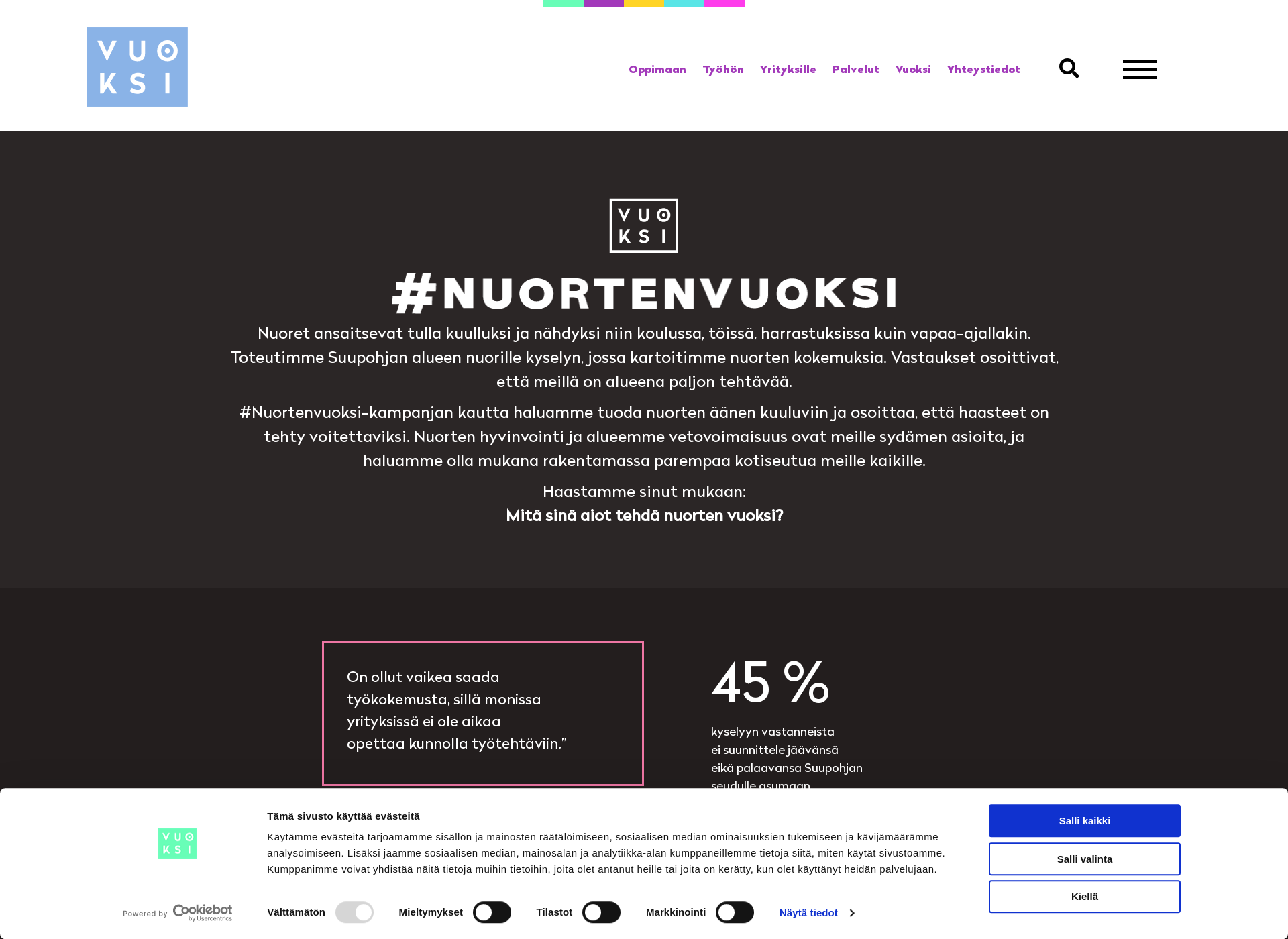 Screenshot for nuortenvuoksi.fi