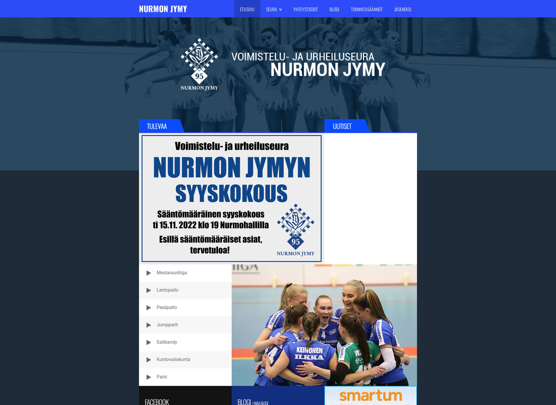 Näyttökuva nurmonjymy.fi