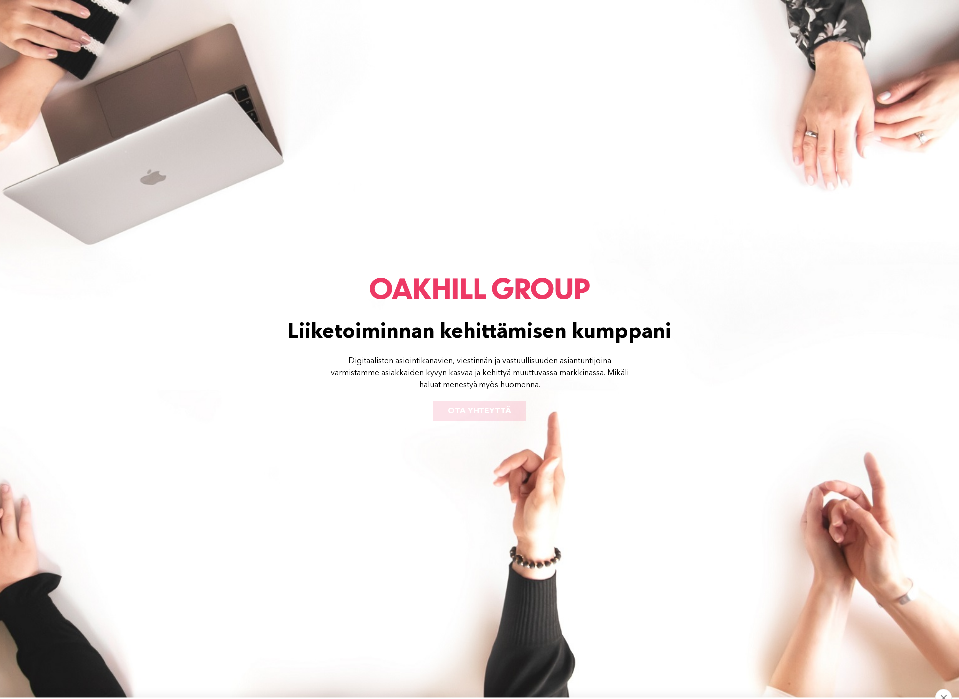 Skärmdump för oakhillgroup.fi