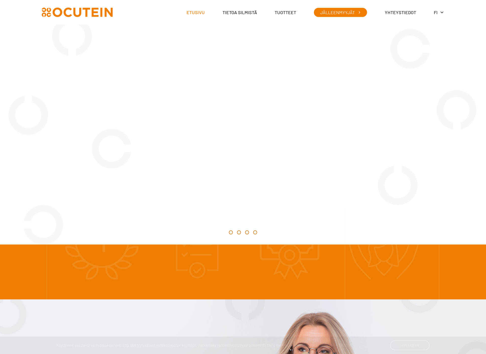 Screenshot for ocutein.fi