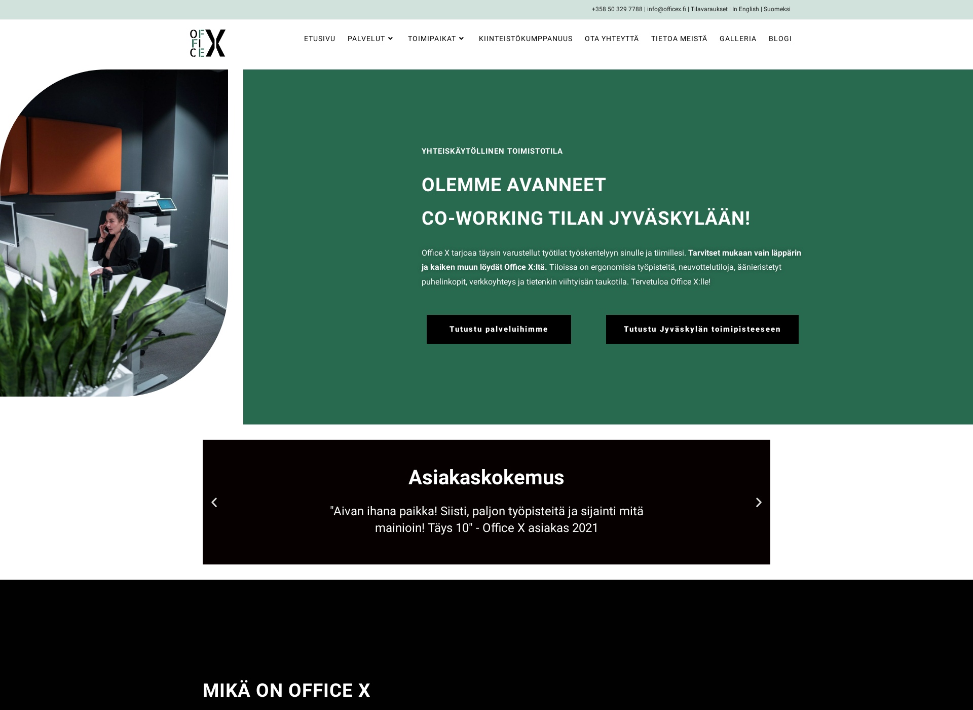 Skärmdump för officex.fi