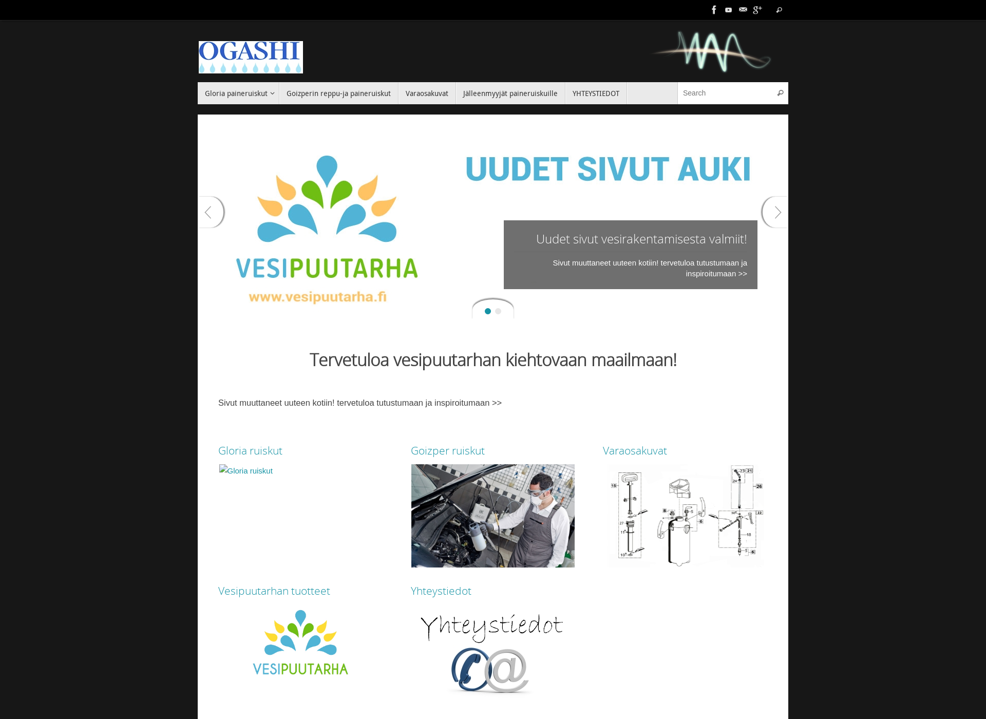 Skärmdump för ogashi.fi