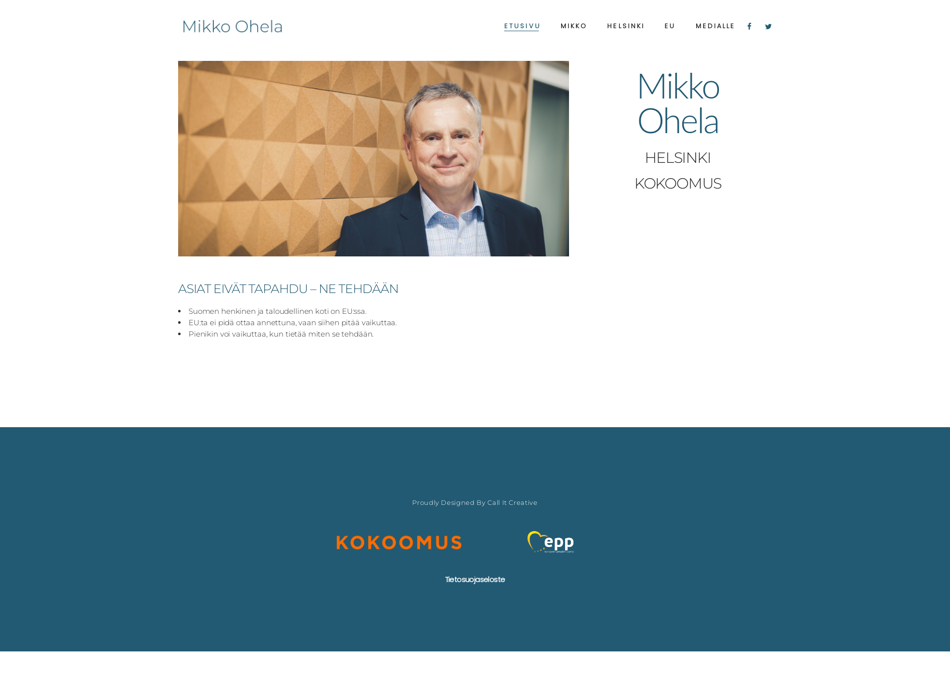 Screenshot for ohela.fi