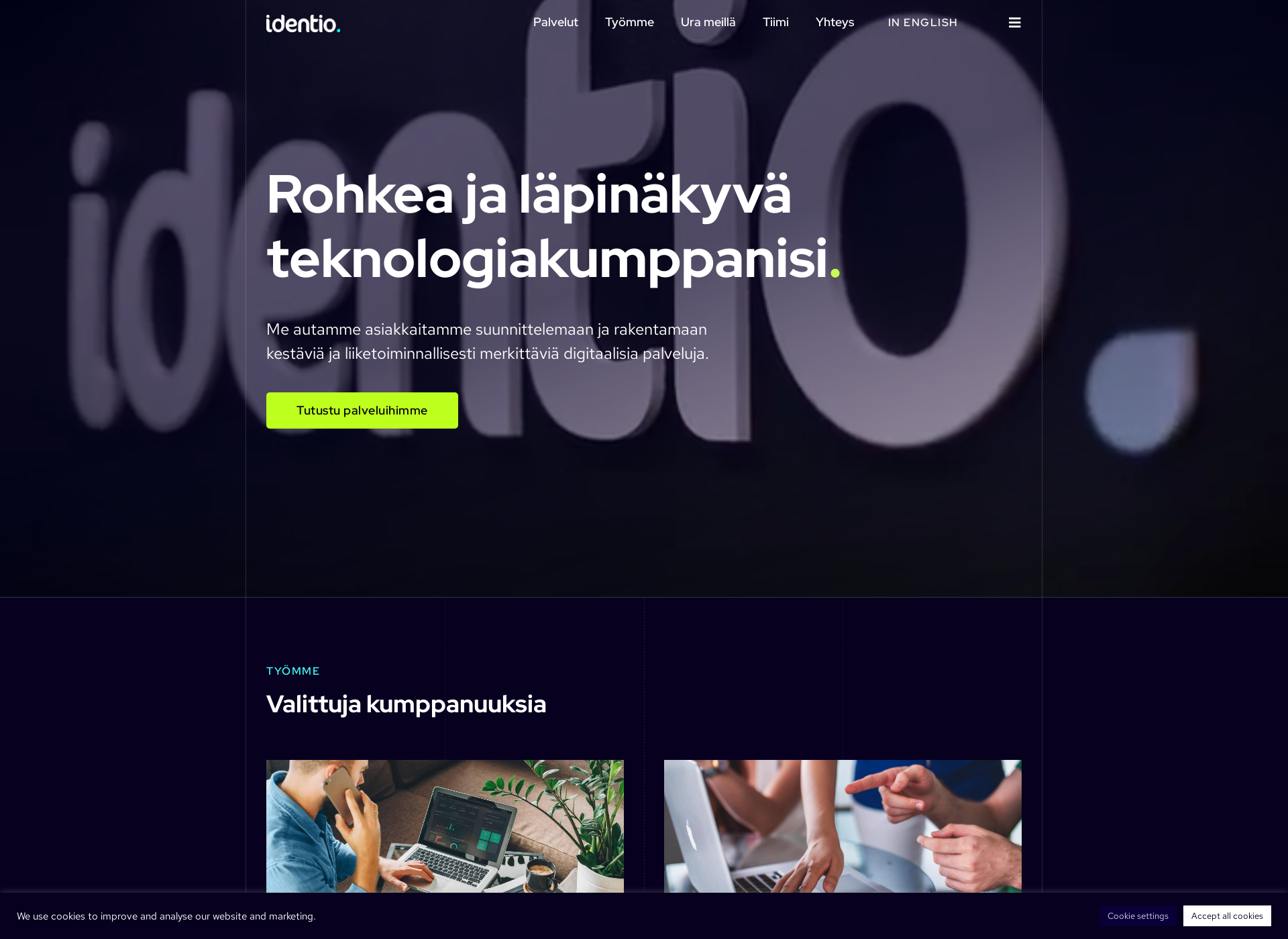 Screenshot for ohjelmistokehittajaksi.fi
