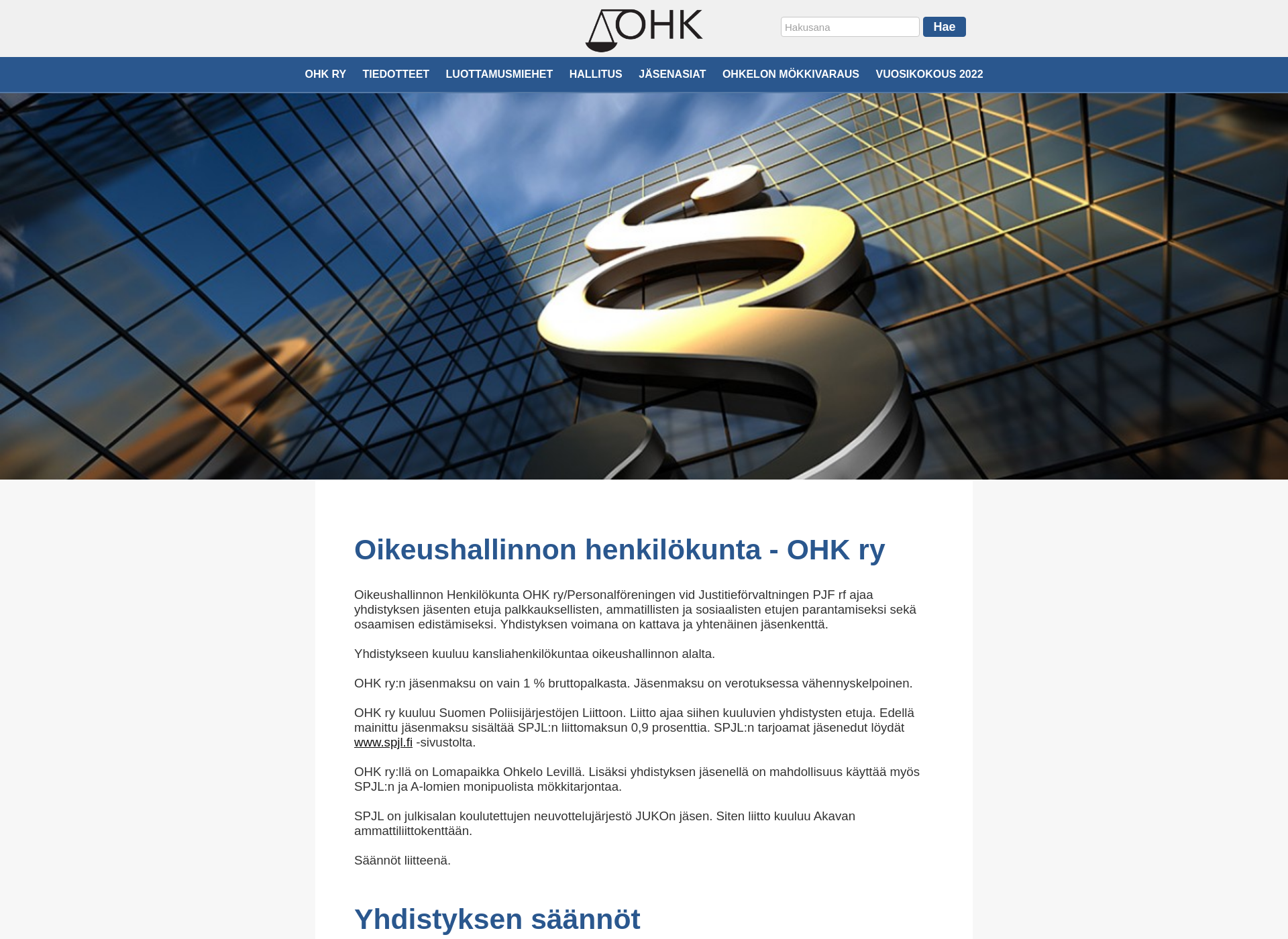 Screenshot for ohk.fi