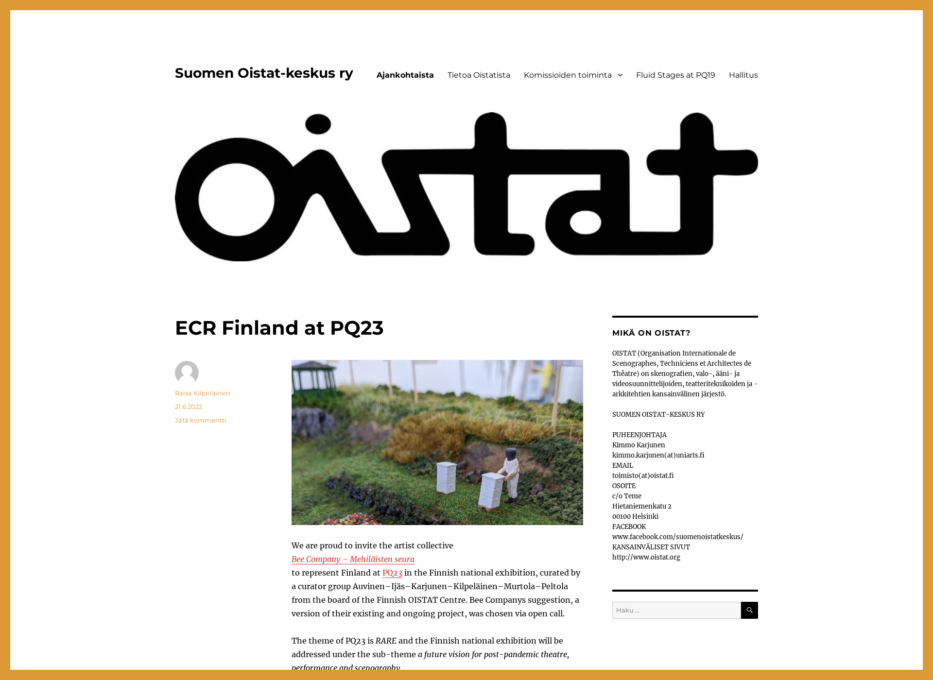 Screenshot for oistat.fi