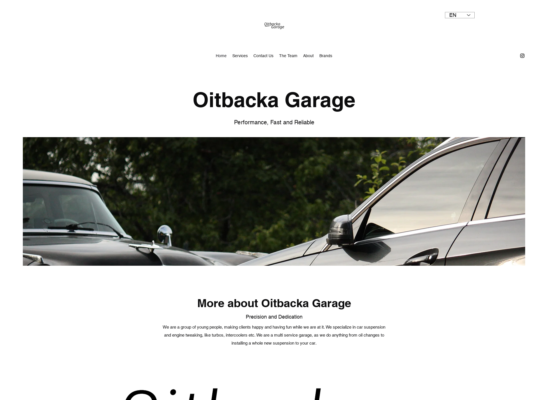 Screenshot for oitbackagarage.fi