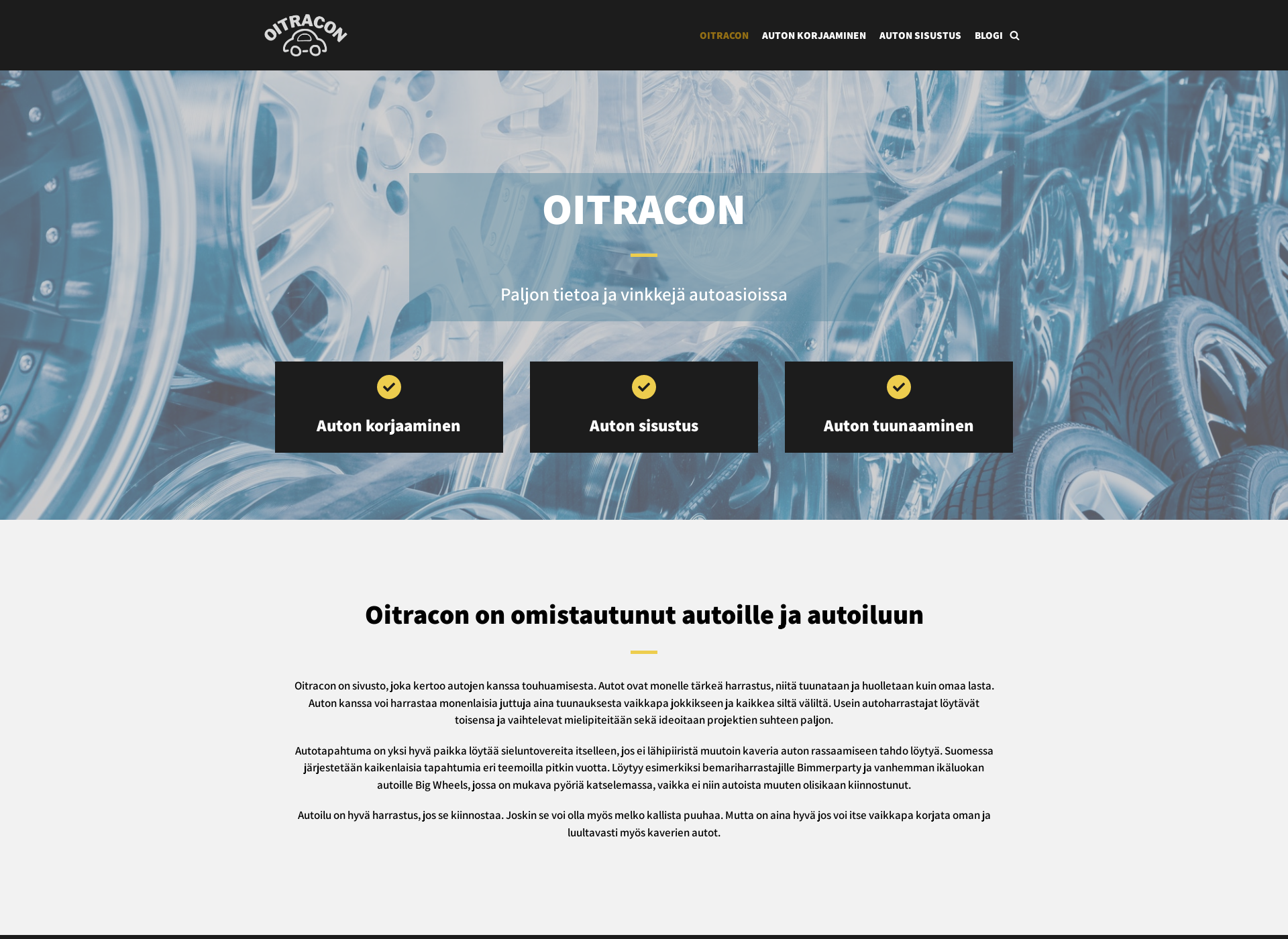 Screenshot for oitracon.fi