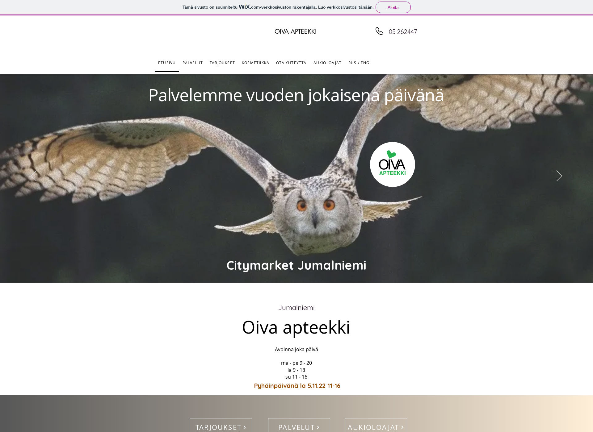 Screenshot for oiva-apteekki.fi