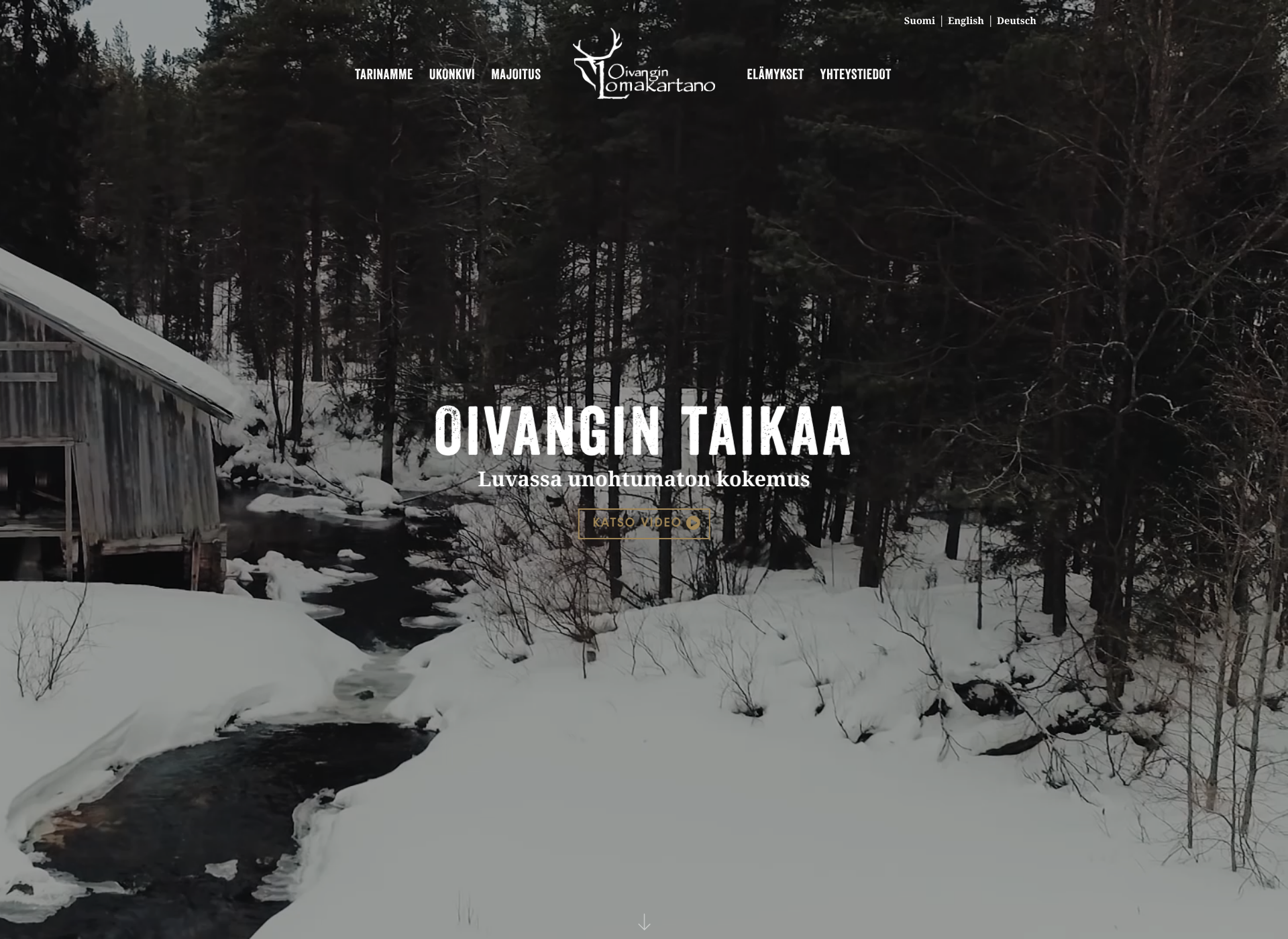 Screenshot for oivanginlomakartano.fi
