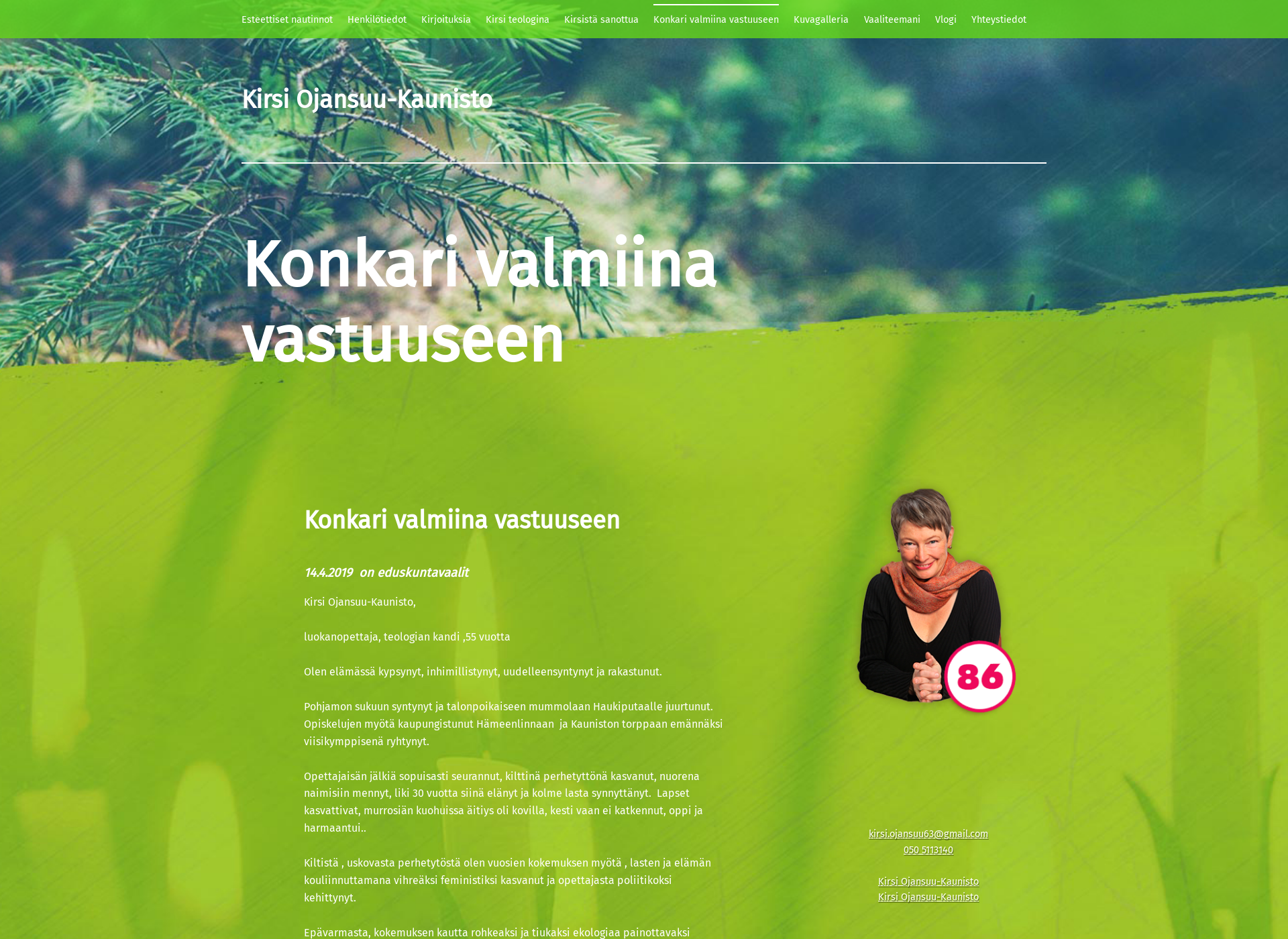Skärmdump för ojansuu-kaunisto.fi