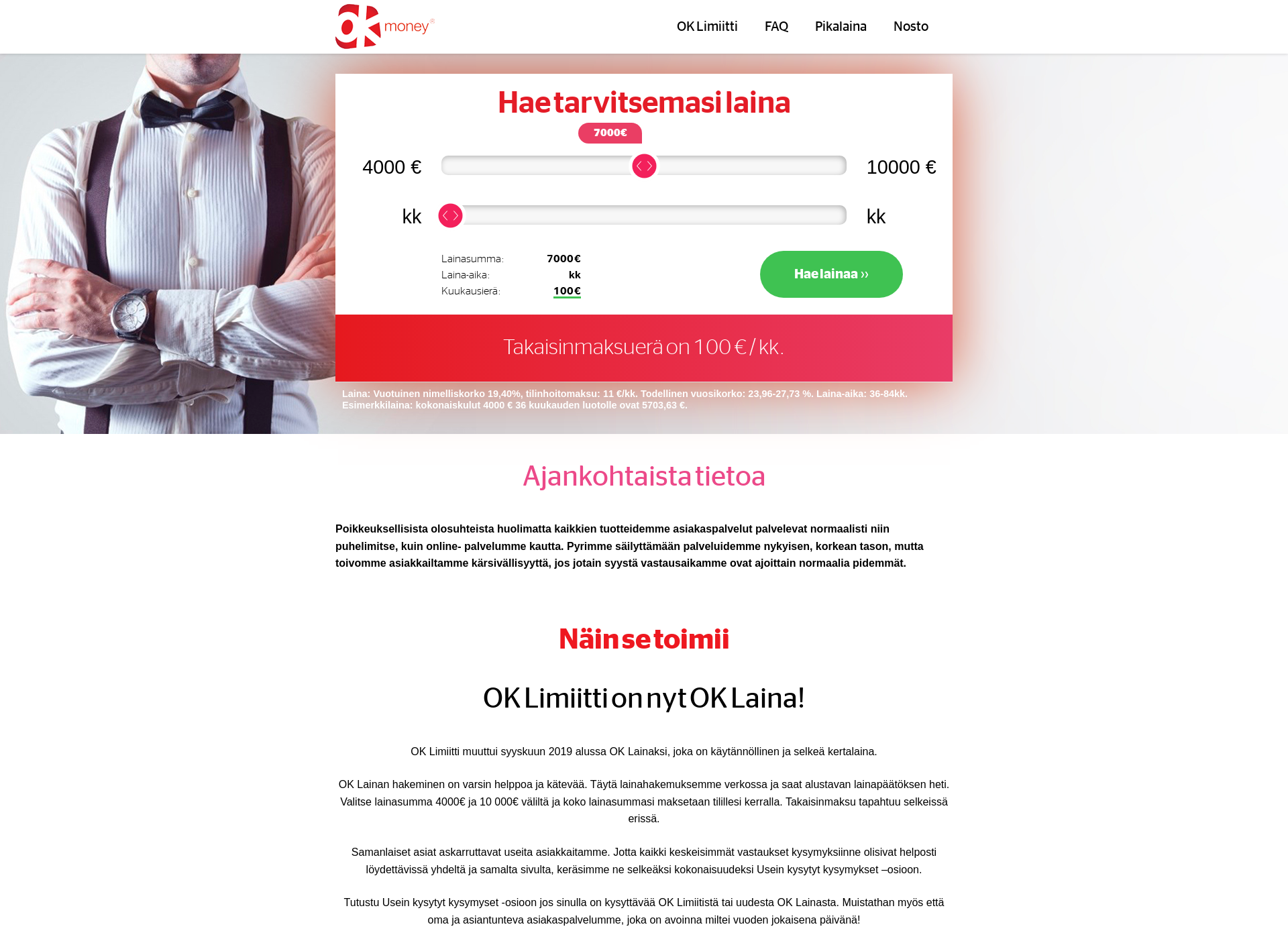 Screenshot for okmoney.fi