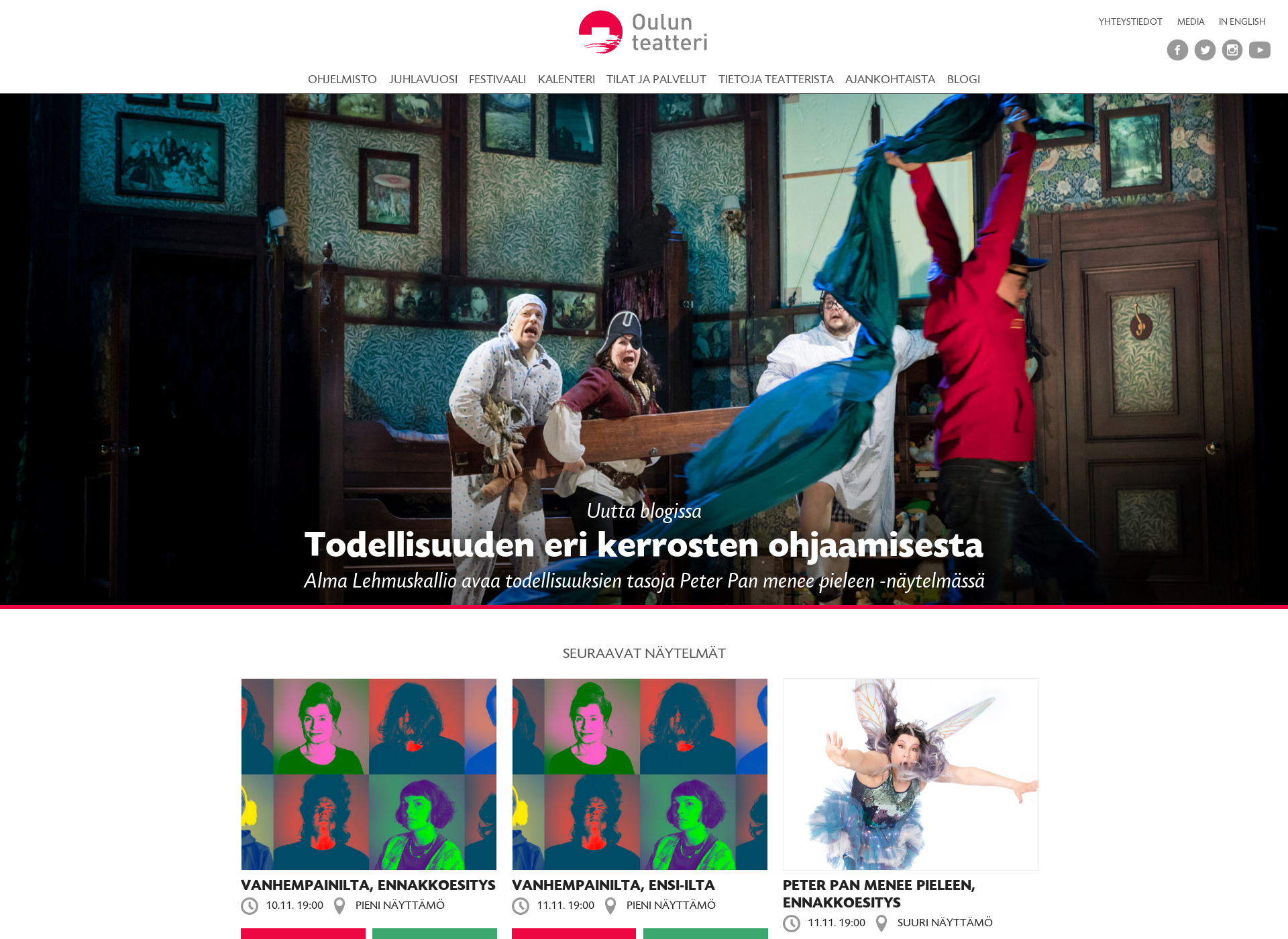 Skärmdump för okt.fi