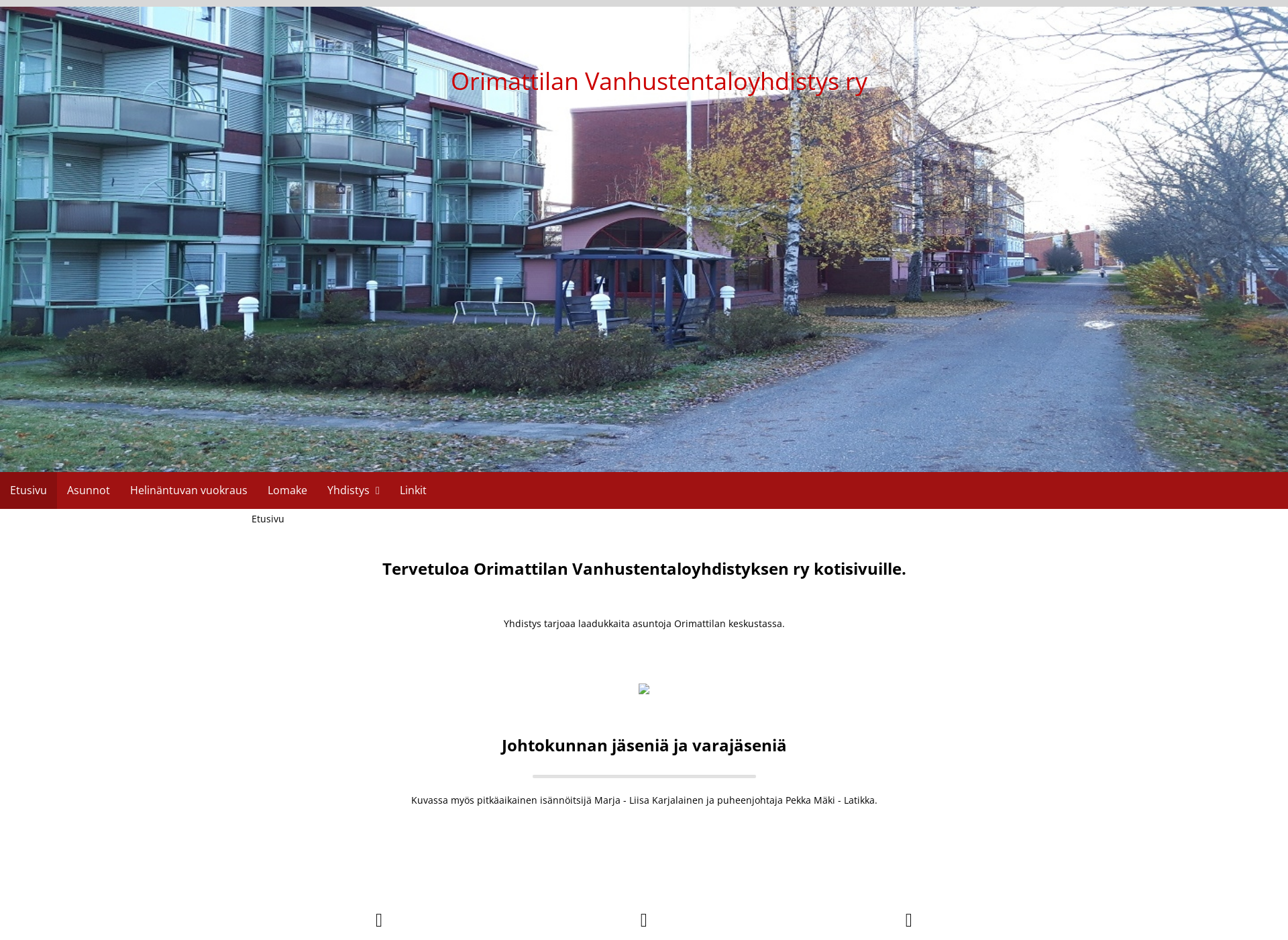Screenshot for olanvanhustentaloyhdistys.fi