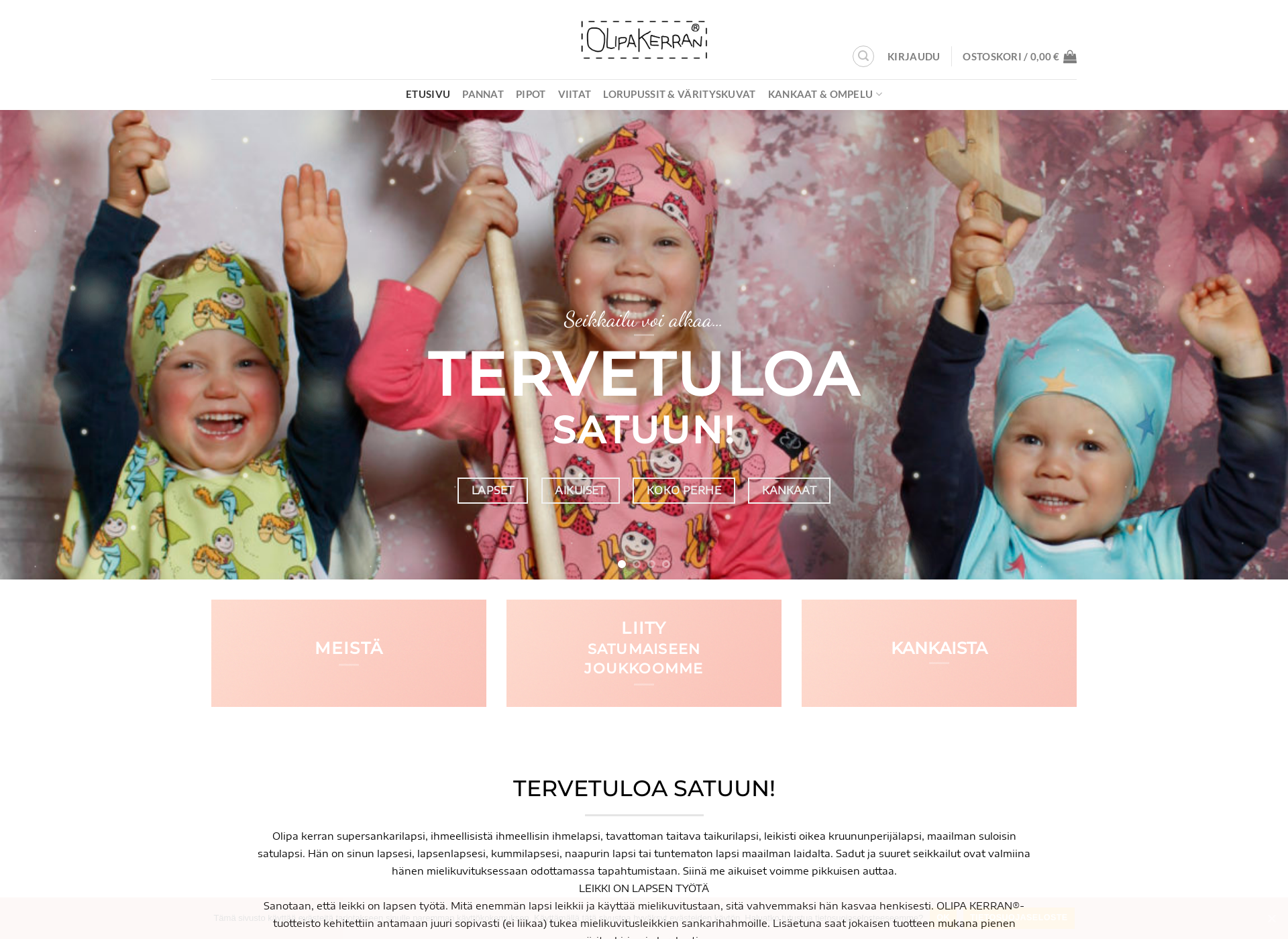 Screenshot for olipakerran.fi
