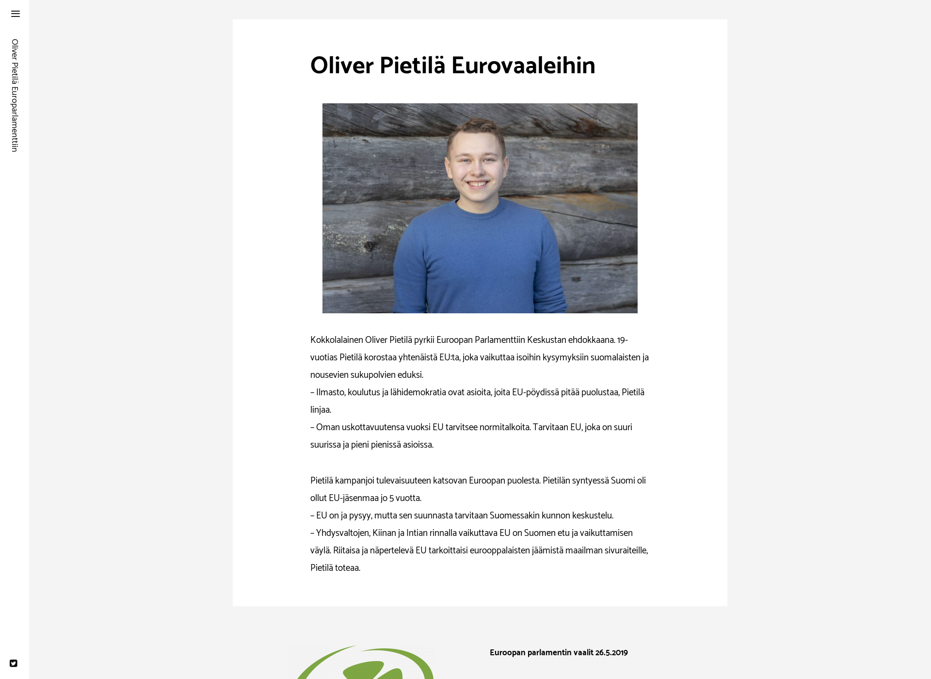 Skärmdump för oliverpietila.fi