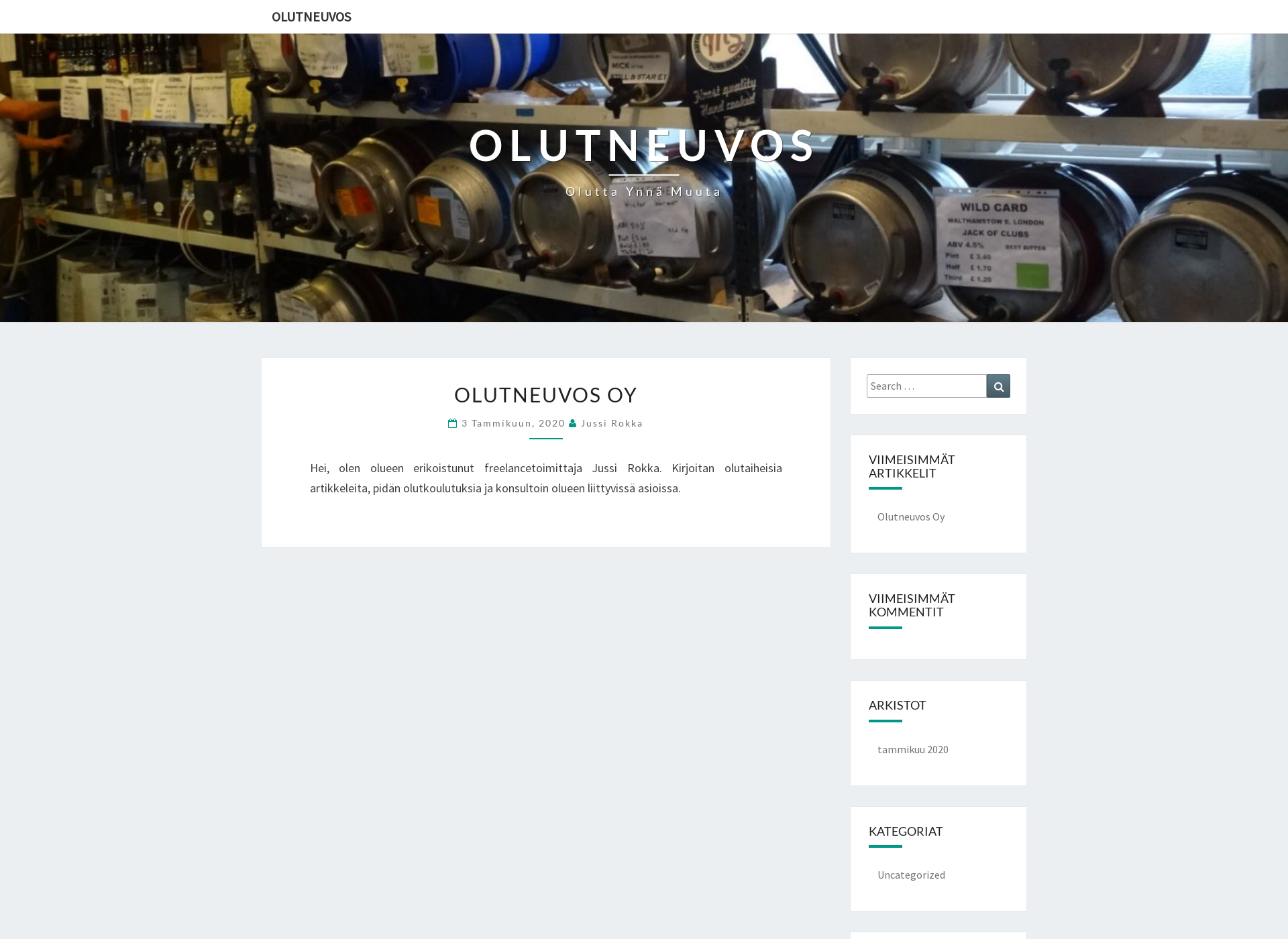 Screenshot for olutneuvos.fi