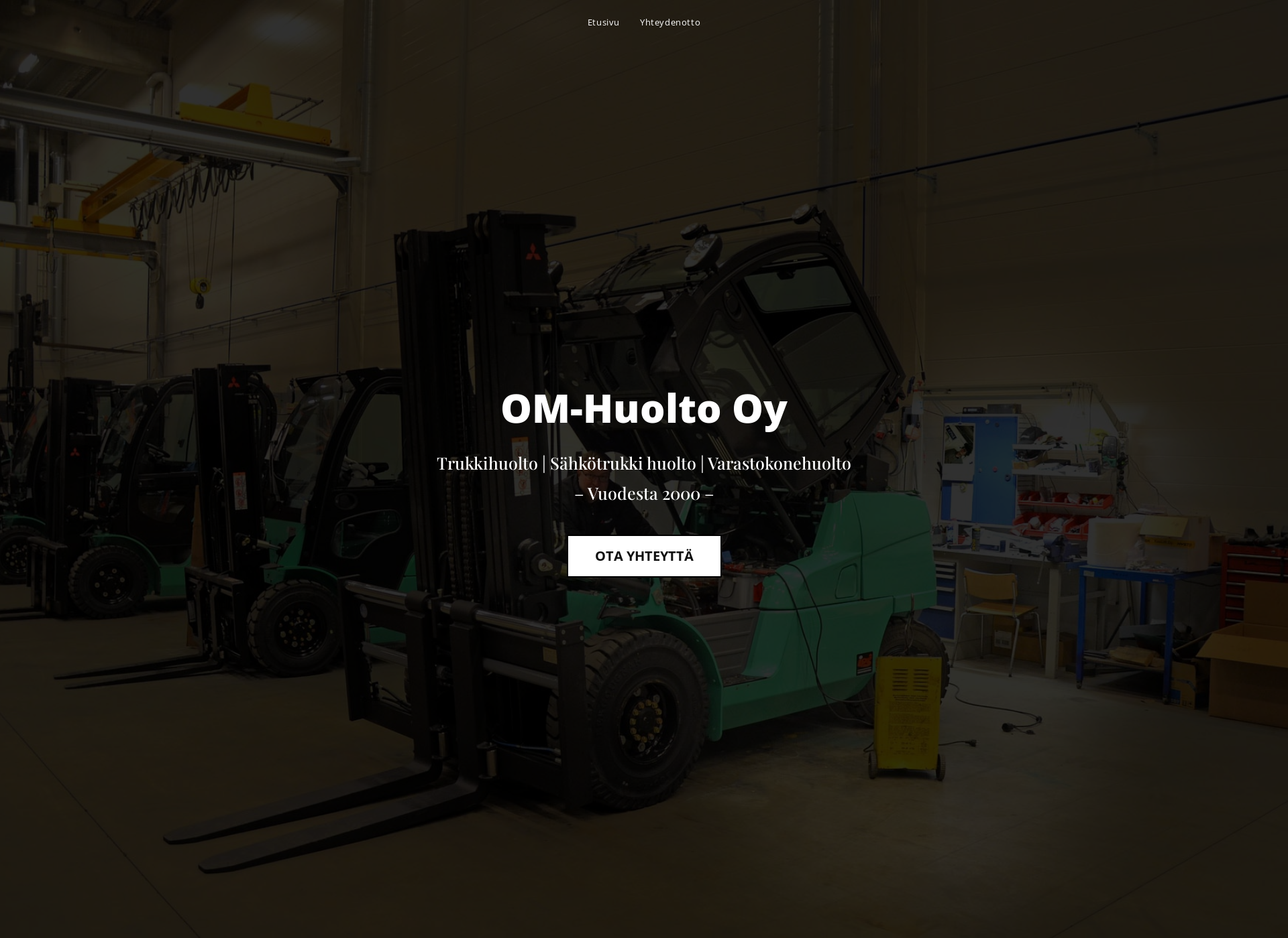 Screenshot for om-huolto.fi