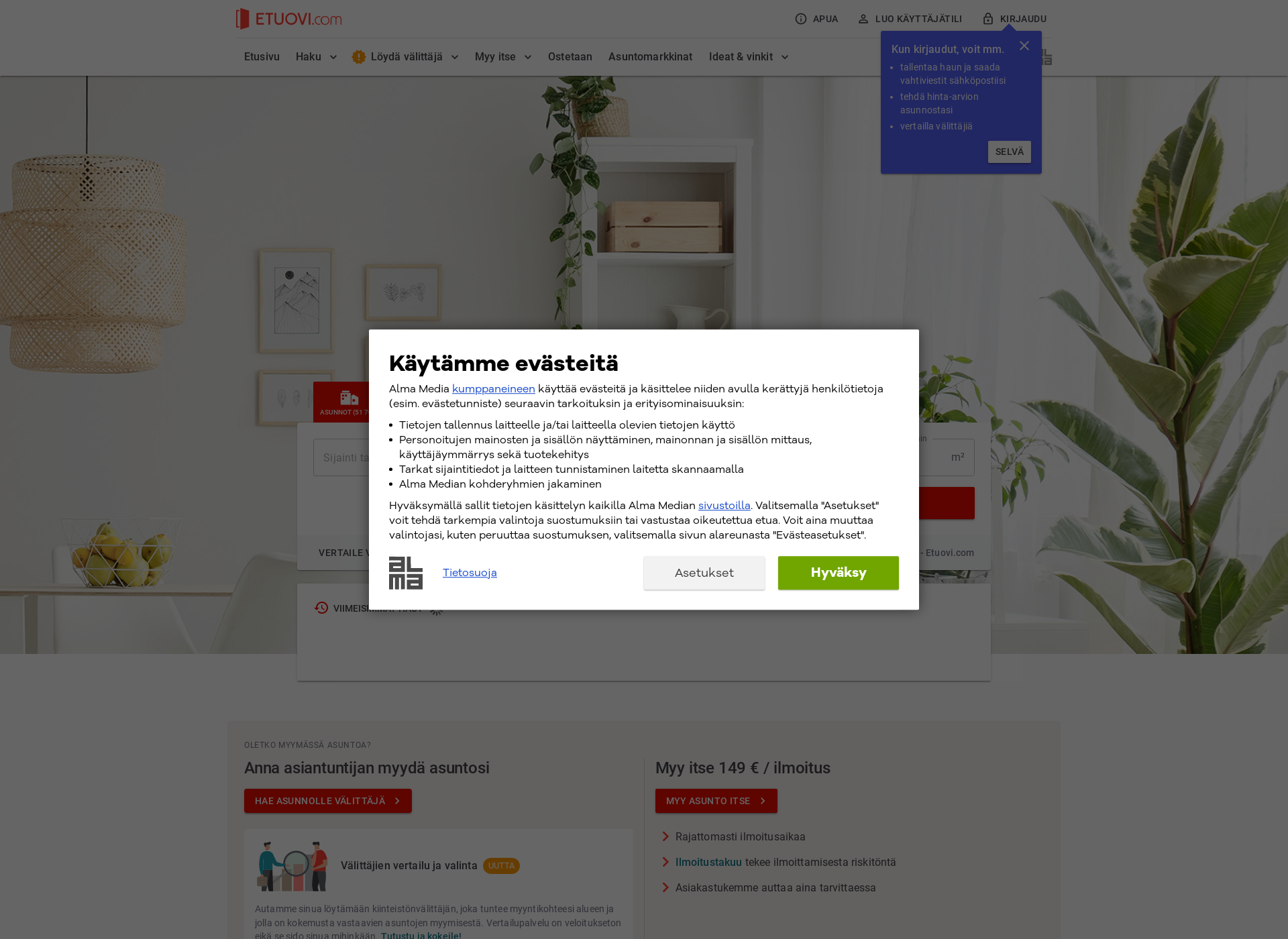 Screenshot for oma-asuntomedia.fi