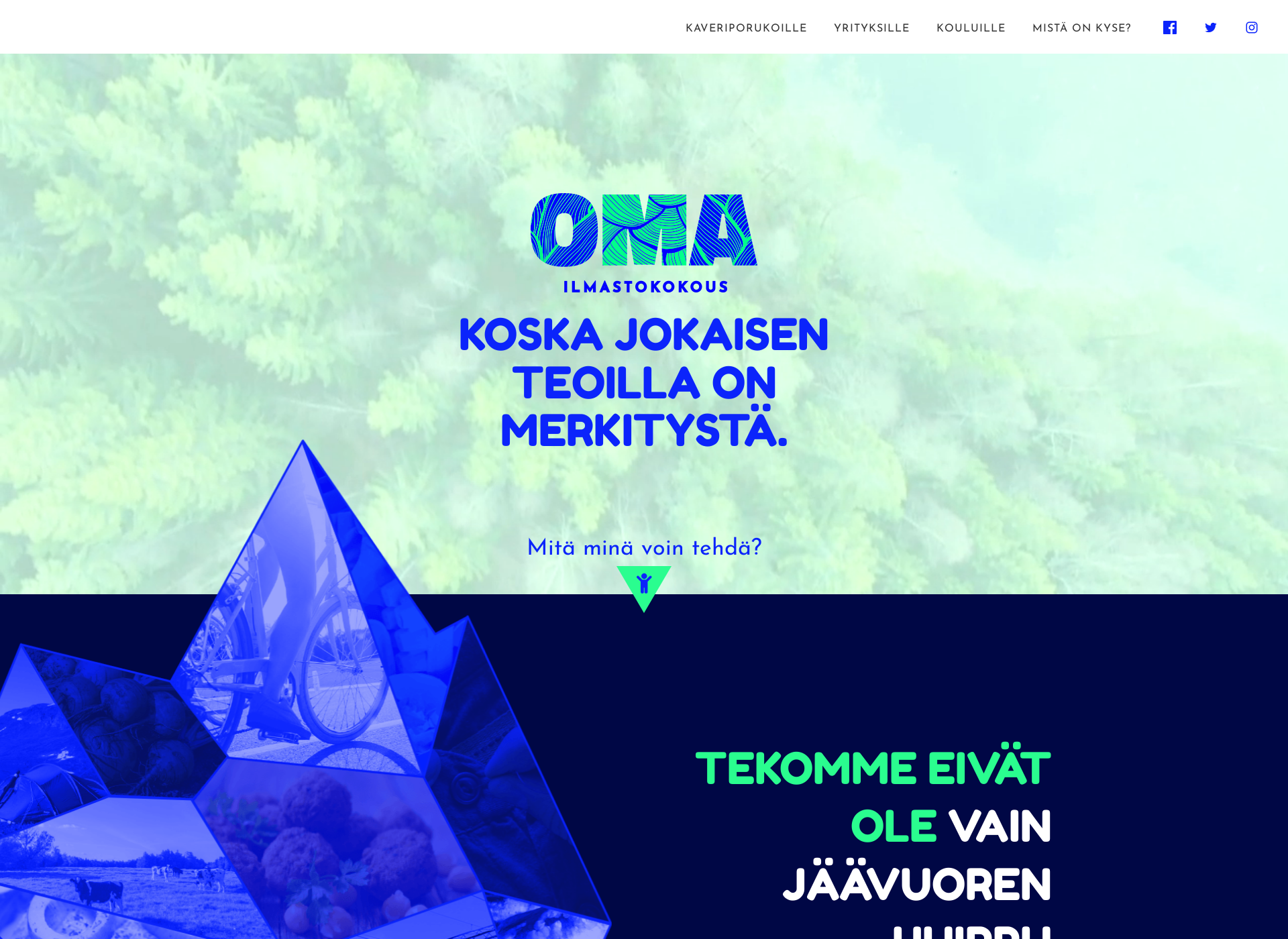 Screenshot for omailmastokokous.fi
