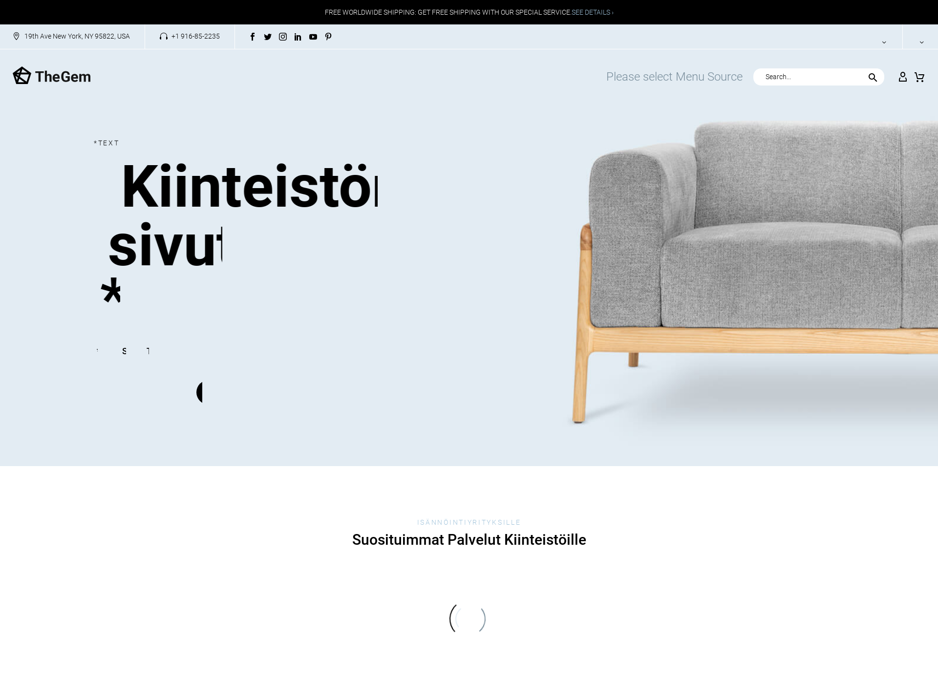 Screenshot for omakatu.fi
