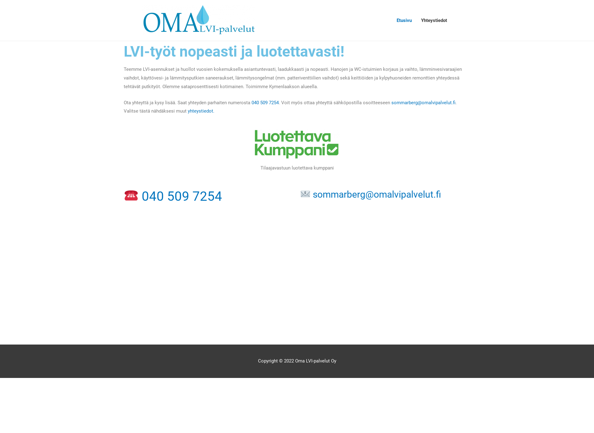 Screenshot for omalvipalvelut.fi