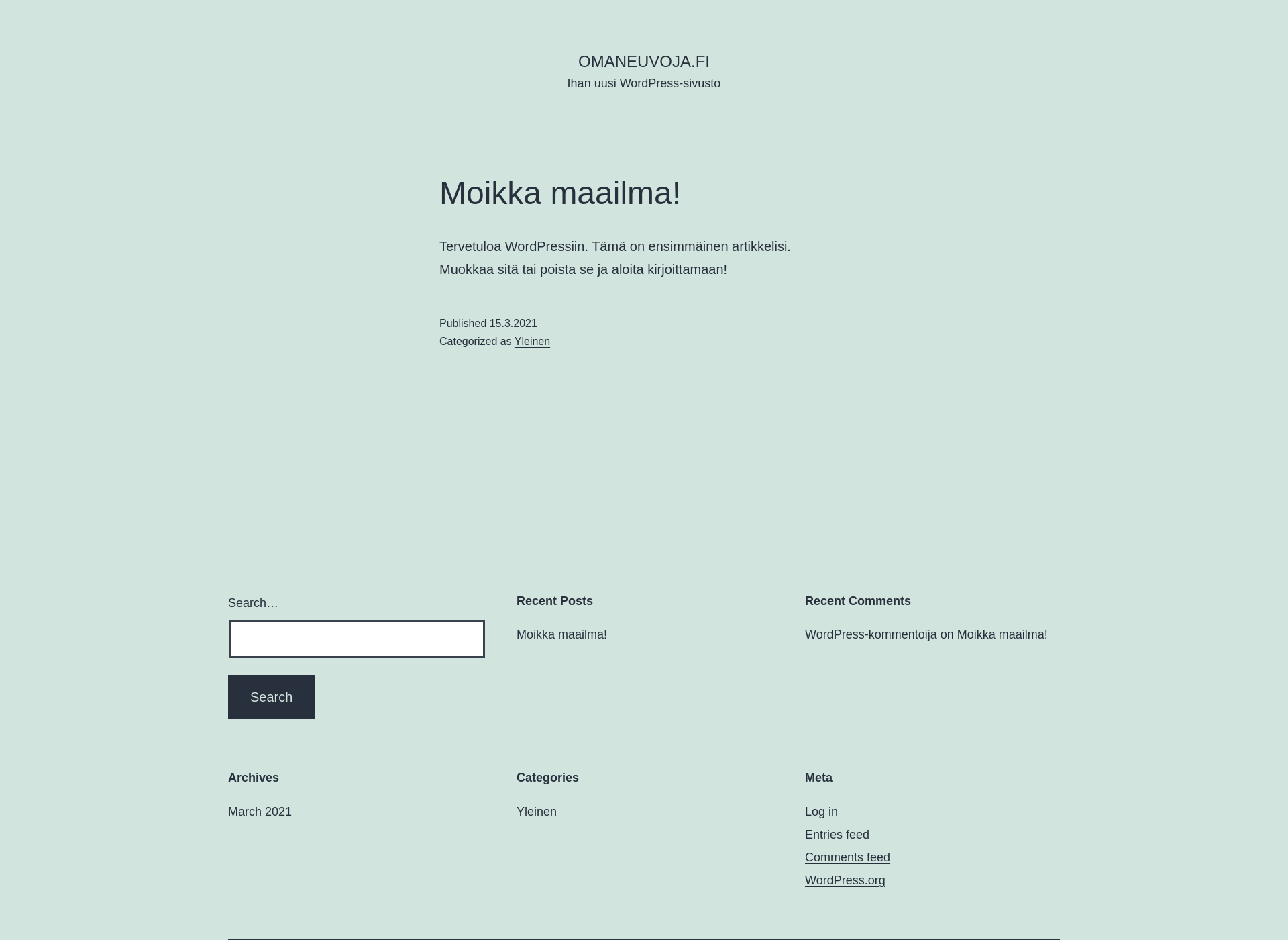 Screenshot for omaneuvoja.fi