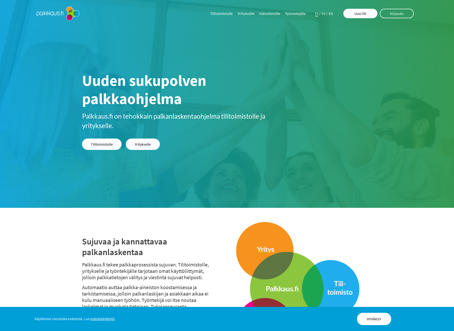 Screenshot for omapalkka.fi