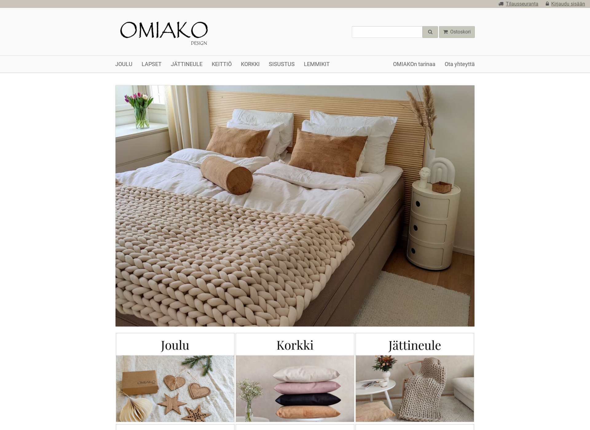 Skärmdump för omiako.com