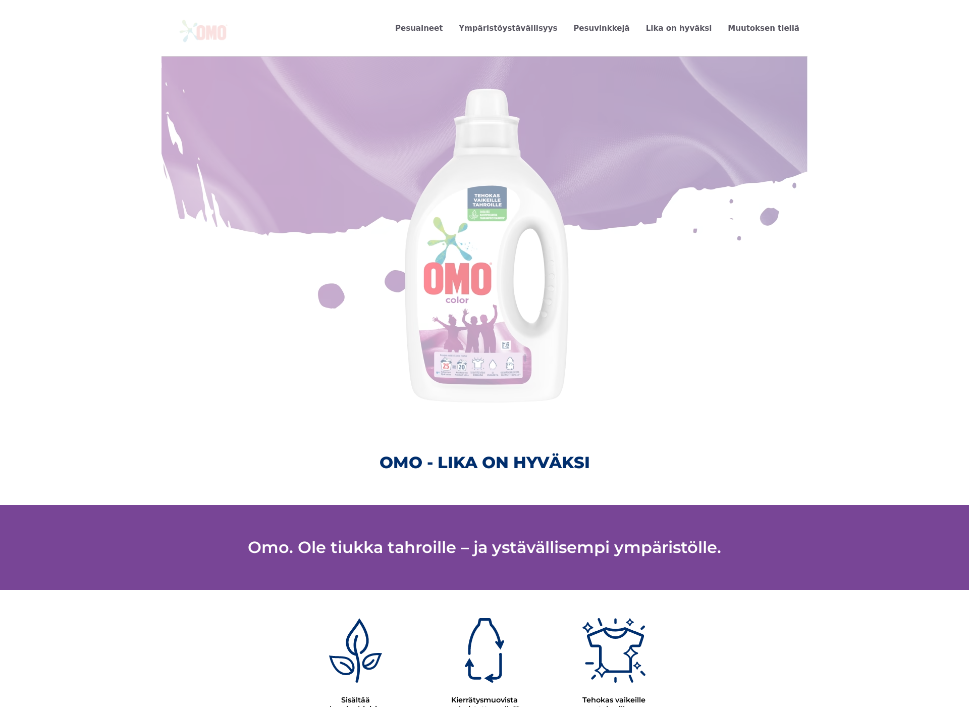 Screenshot for omo.fi