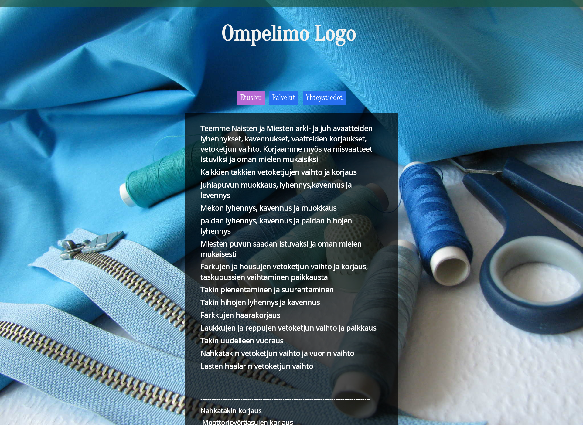 Screenshot for ompelimologo.fi