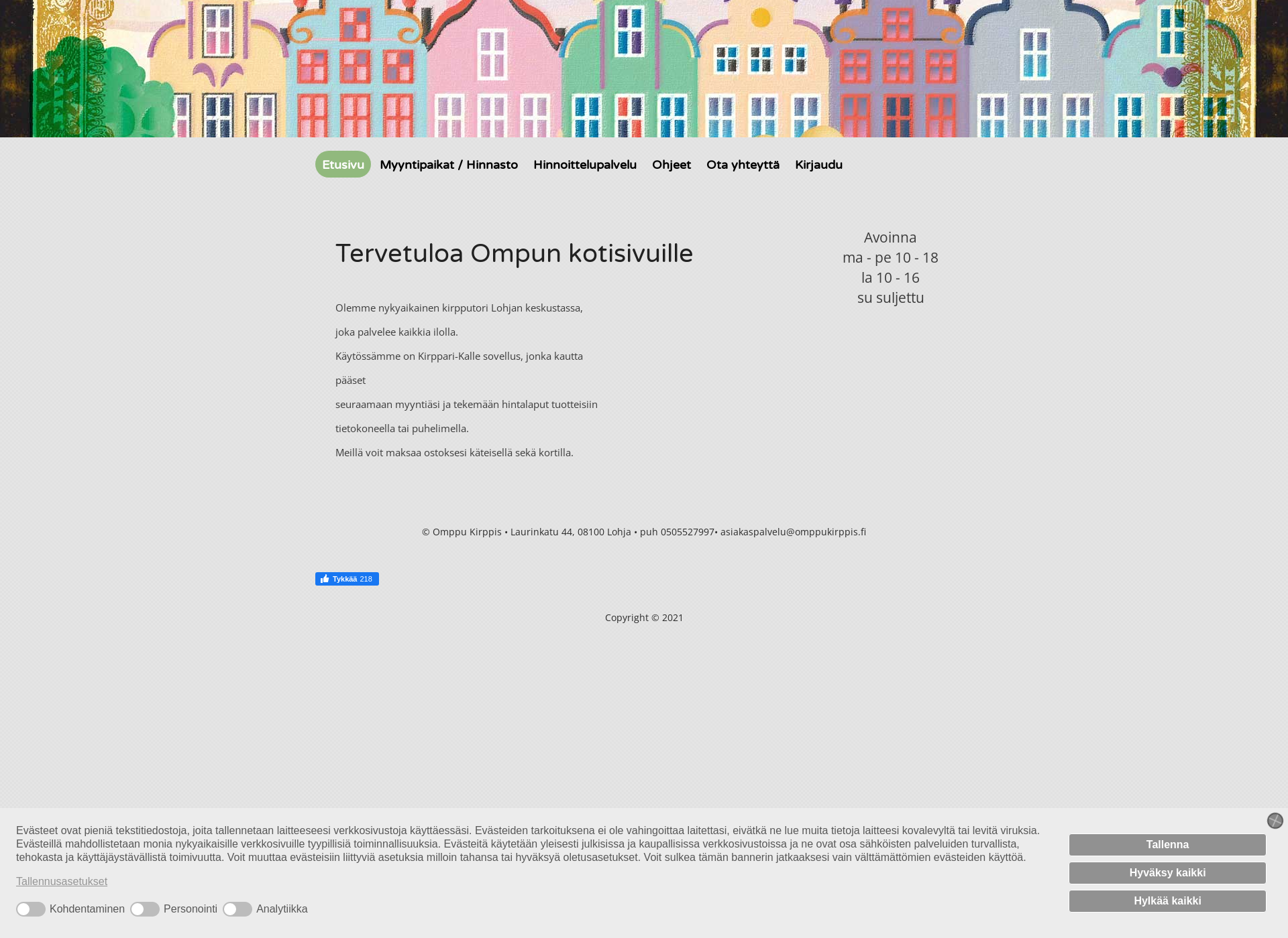 Screenshot for omppukirppis.fi