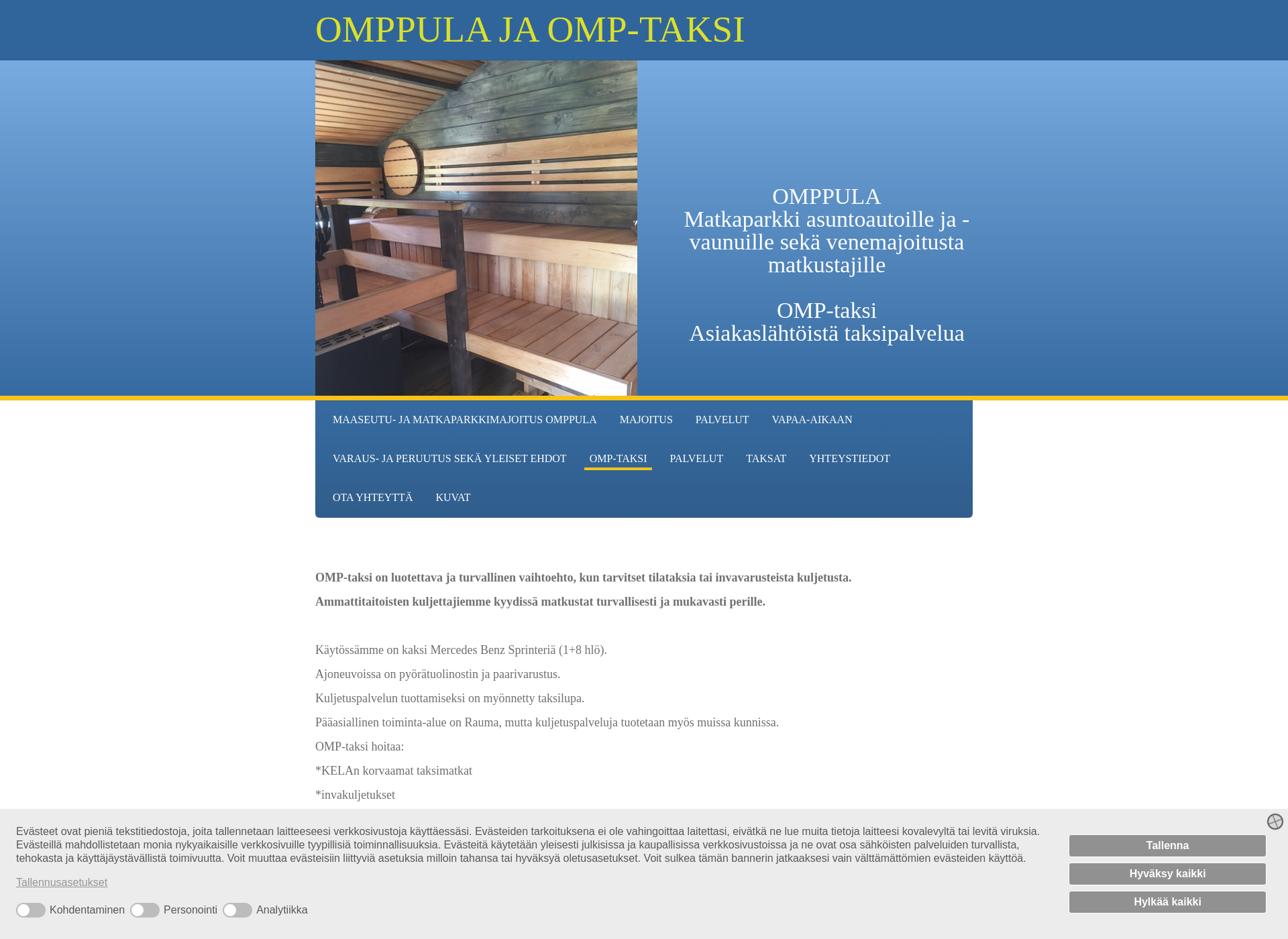 Screenshot for omppula.fi