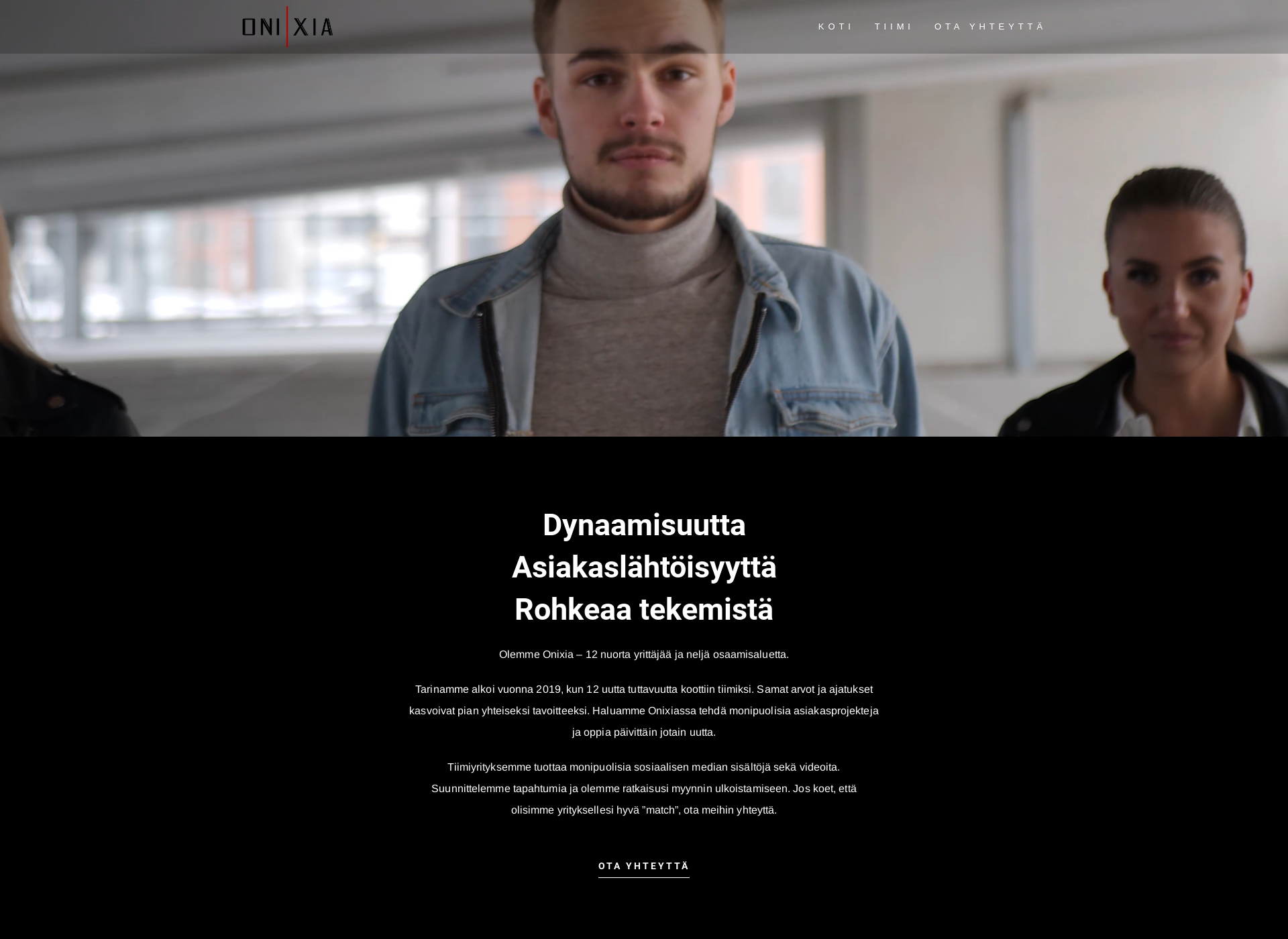 Screenshot for onixia.fi